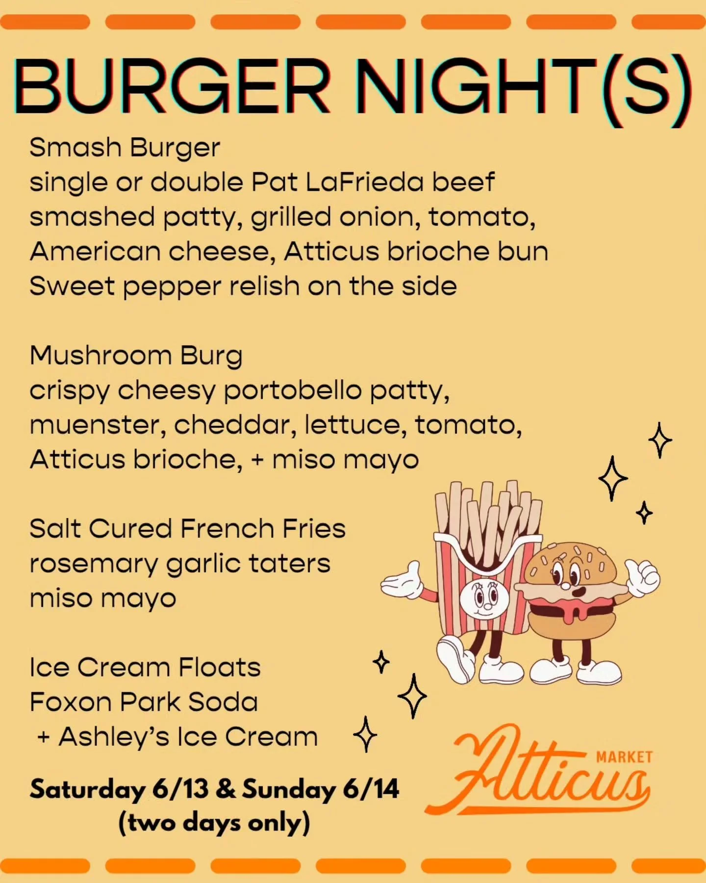 BURGER NIGHT(S) MENU TEASER
📢 MARK THOSE CALENDERS 🍔🍦

#newhaven #nhv #ctbites #cteats