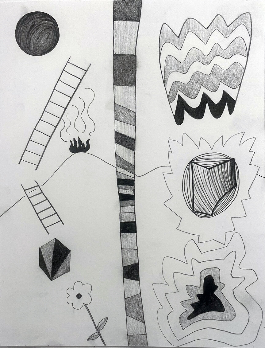 Ladder to the Sky (Homeschool Drawings)