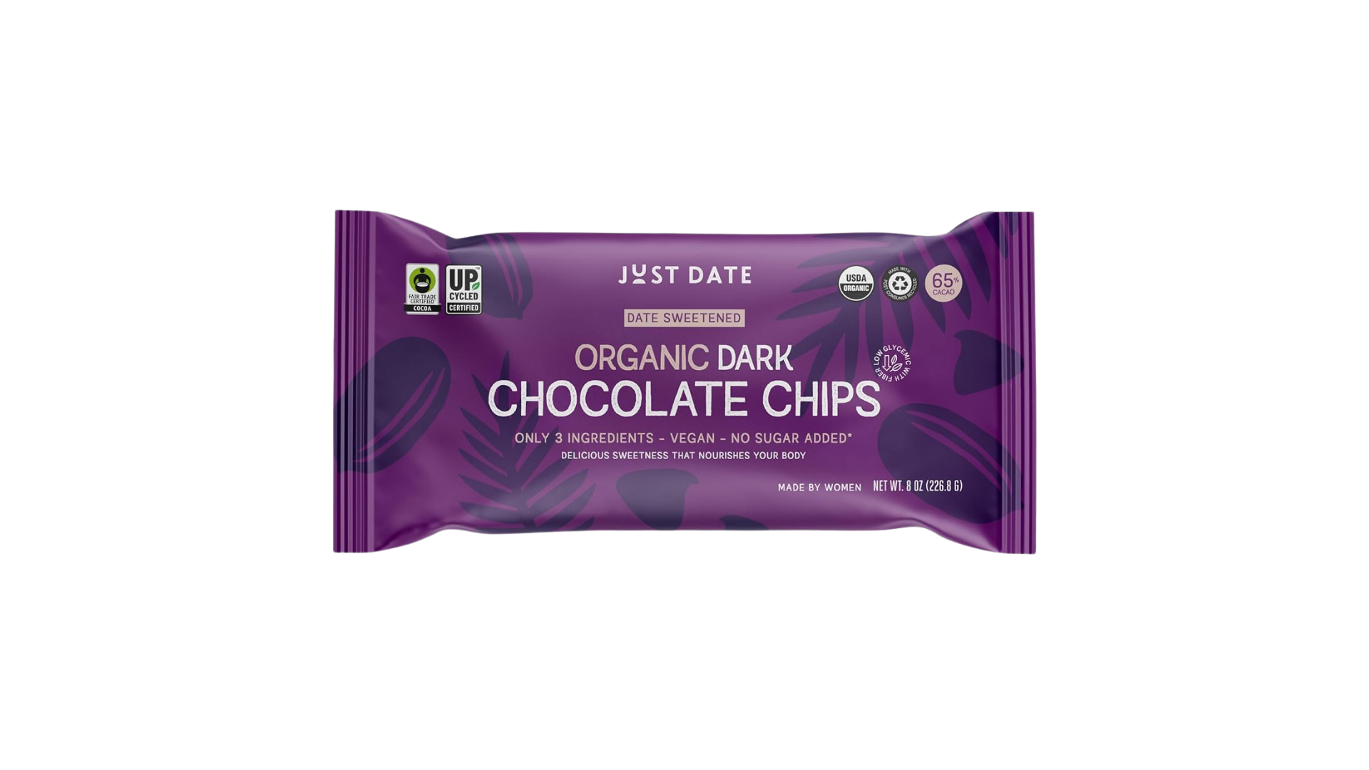 Just Date Organic Date Sweetened Dark Chocolate Chips