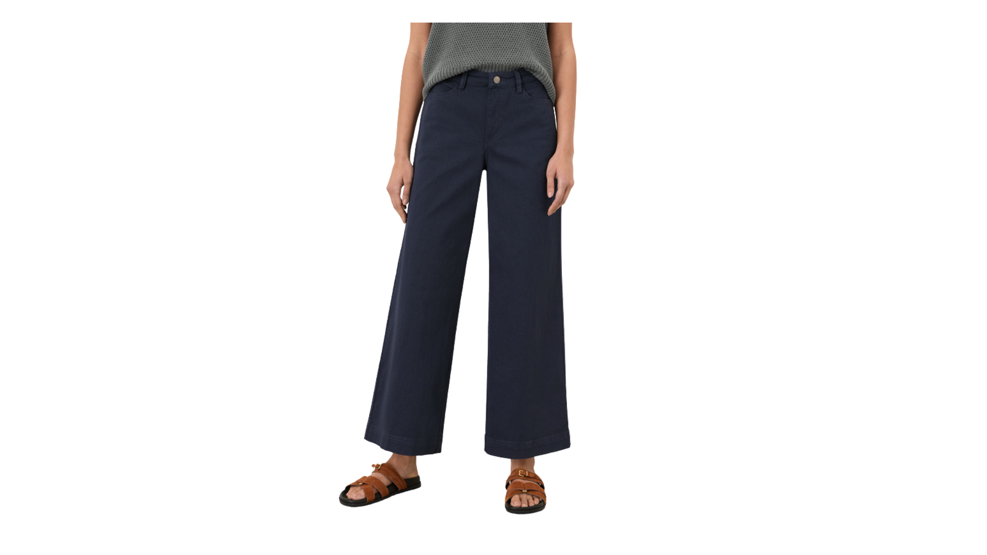 Pact Organic Stretch Twill Wide Leg Pant