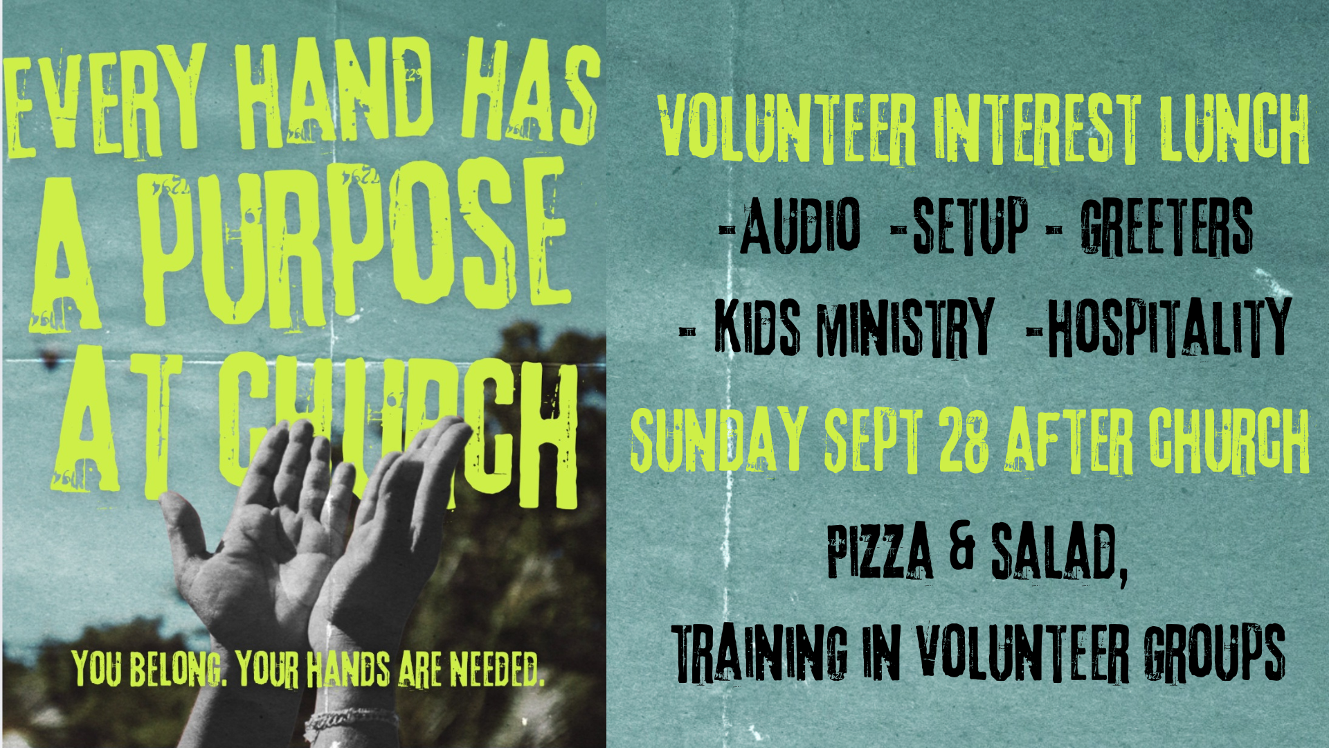 Volunteer Interest Lunch