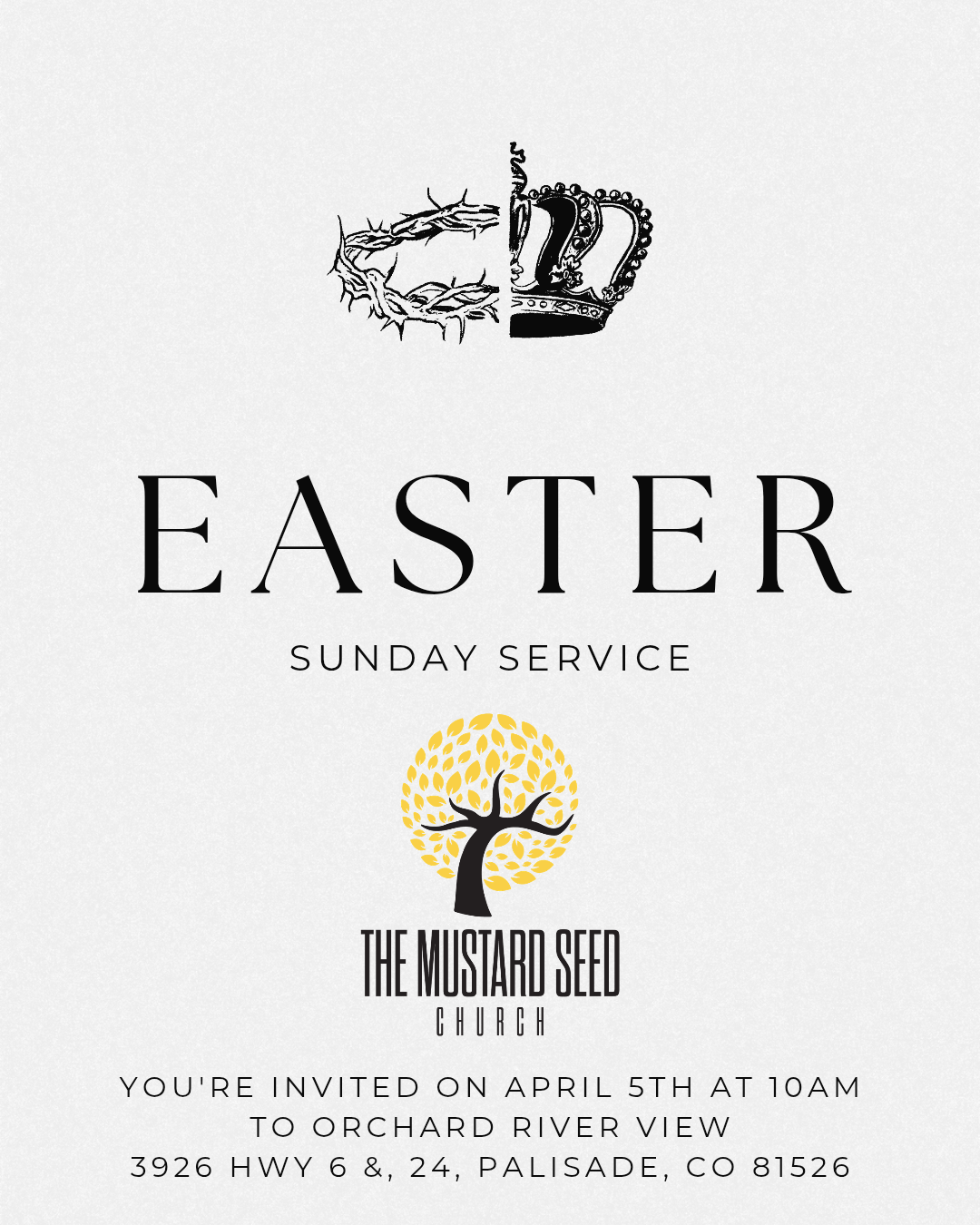 Easter Worship Service  at Orchard River View