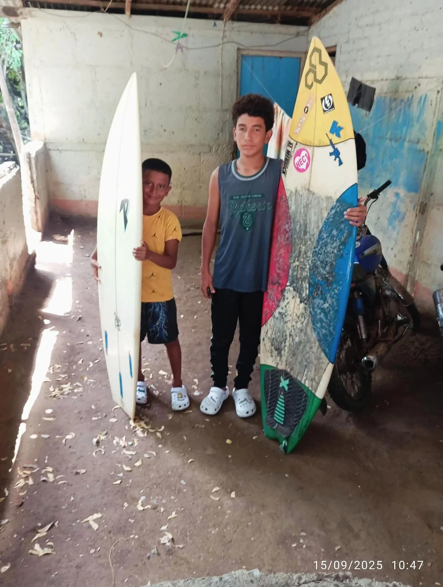 No act of kindness, no matter how small, is ever wasted. (Aesop)

We rise by lifting others. (Robert Ingersoll)

This is what we do. Help out local kids who do not have the financial ability to buy surfboard. Giving them boards so they can enjoy, be 