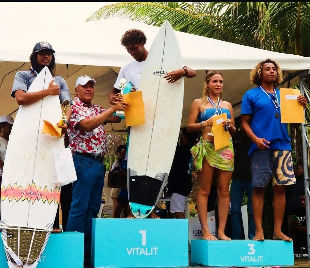 Hard work + dedication = results! 💪🏄&zwj;♂️

Yesterday was a HUGE day for Santana Surf Team! Our athletes put in the hours, showed up with heart, and it paid off in a big way:

🥇 Yefferson Lopez - 1st place
🥈 Oscar Guzman &mdash; 2nd place
🏄&zwj