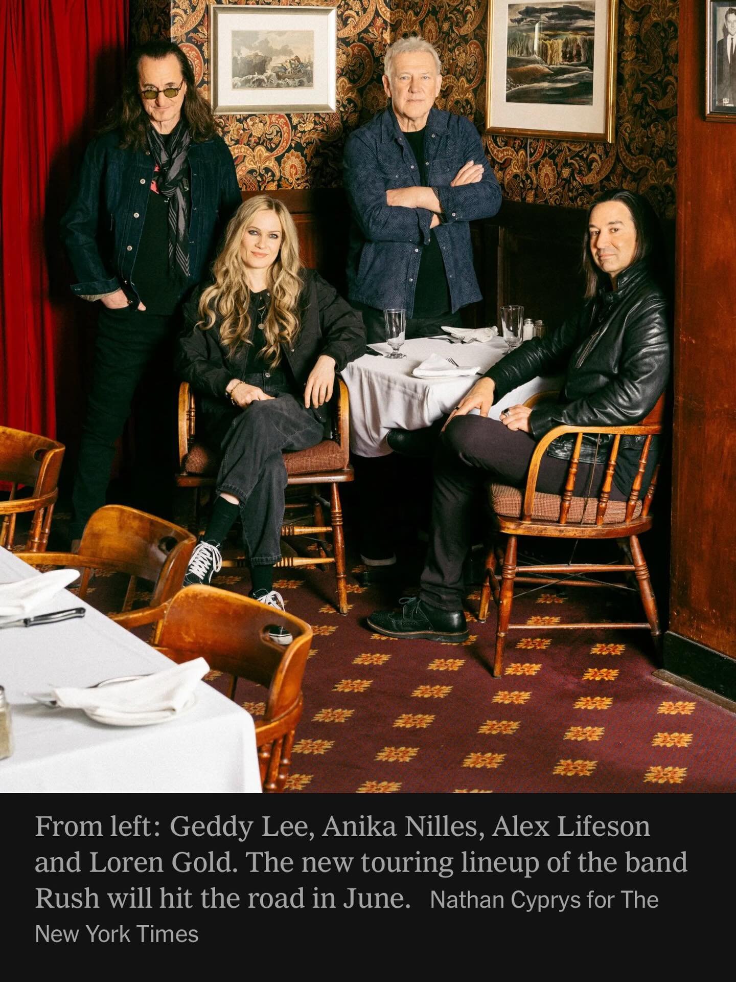 Here we come&hellip; 🎶❤️ @rush @nytimes