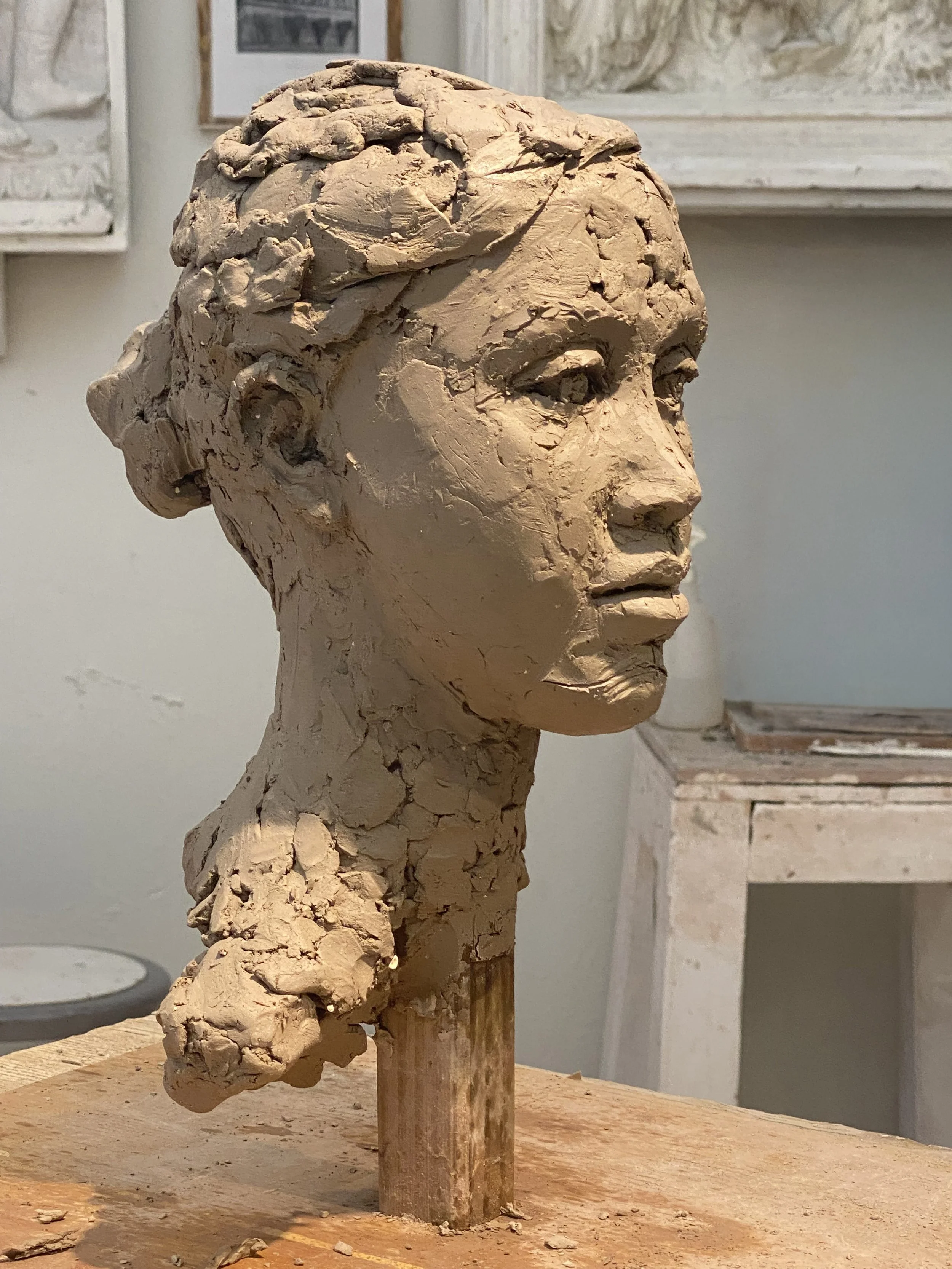 Portrait in Clay (in progress)