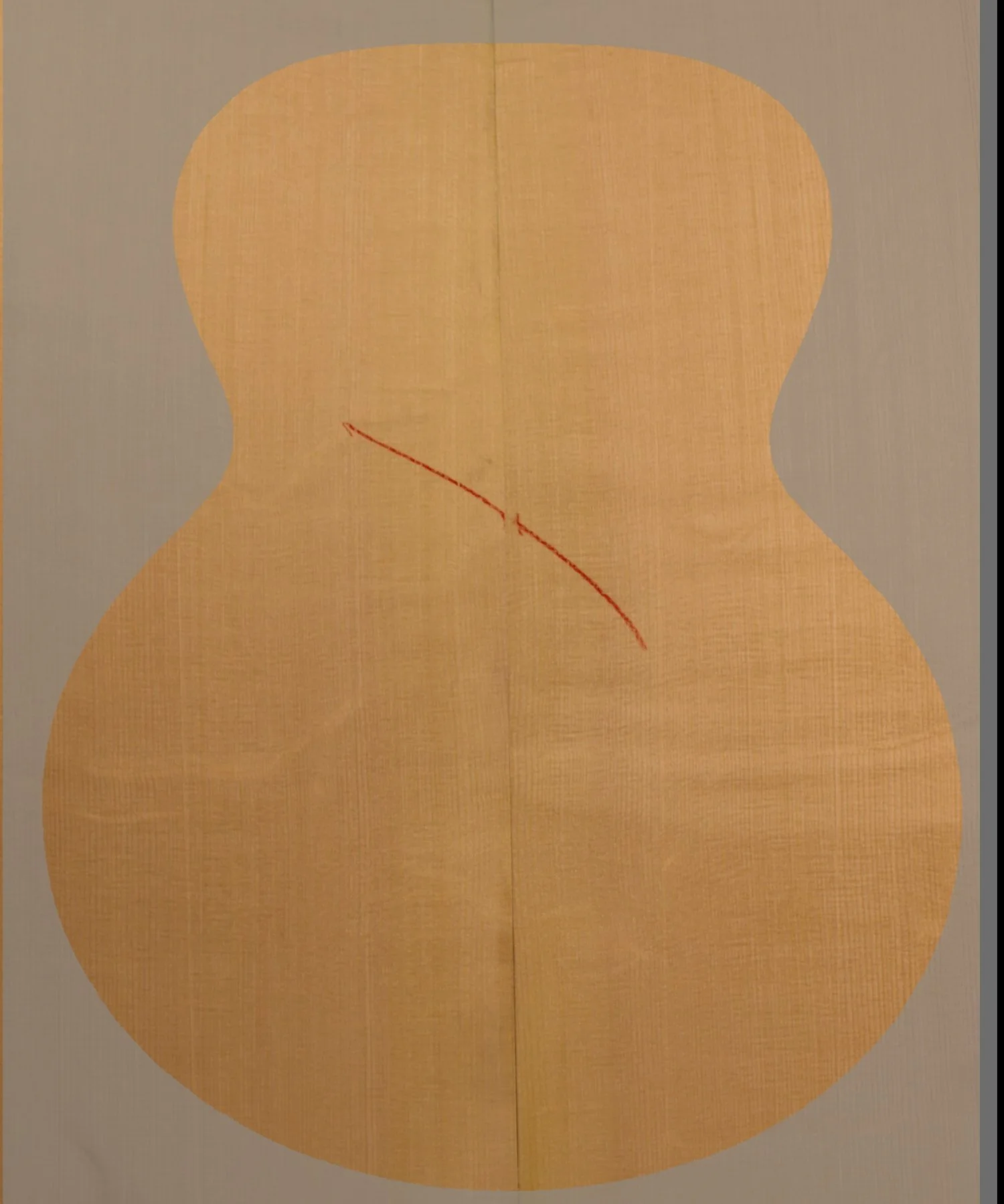 European Spruce Archtop Soundboard-Bear Claw-Set 101BC