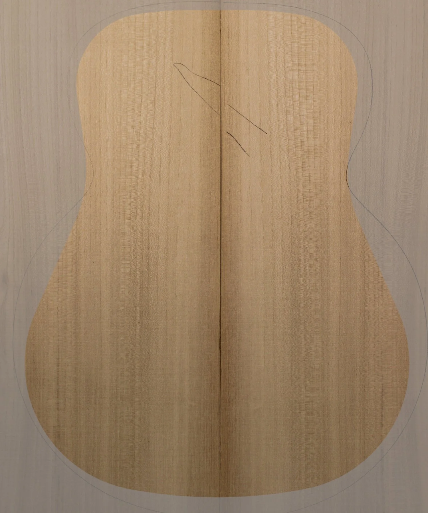 Black Locust Guitar Back and Sides- AAA- set 001