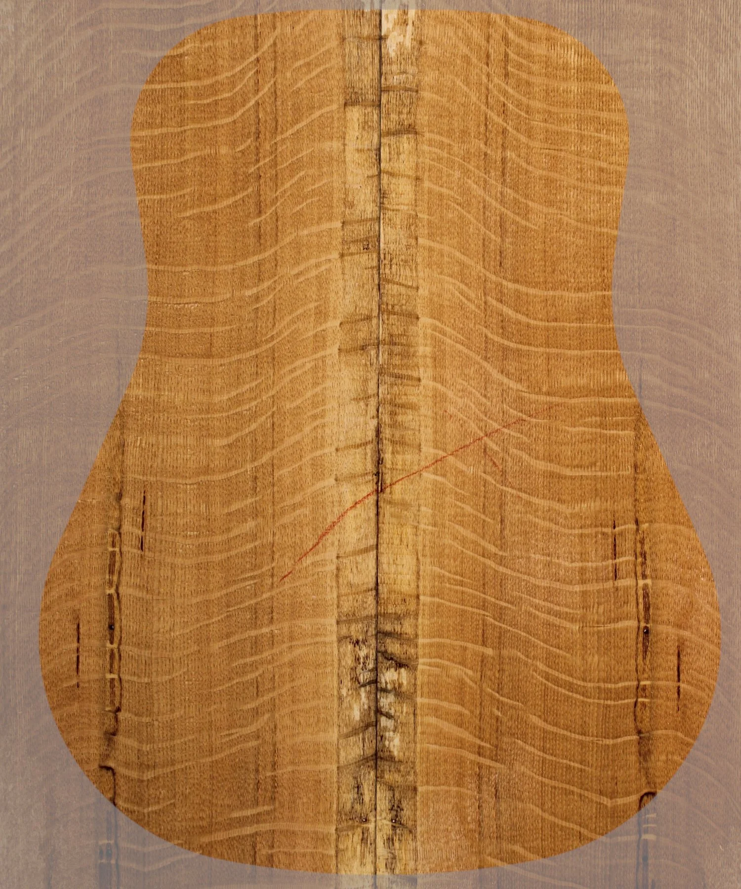 White Oak Guitar Back and Sides set 004