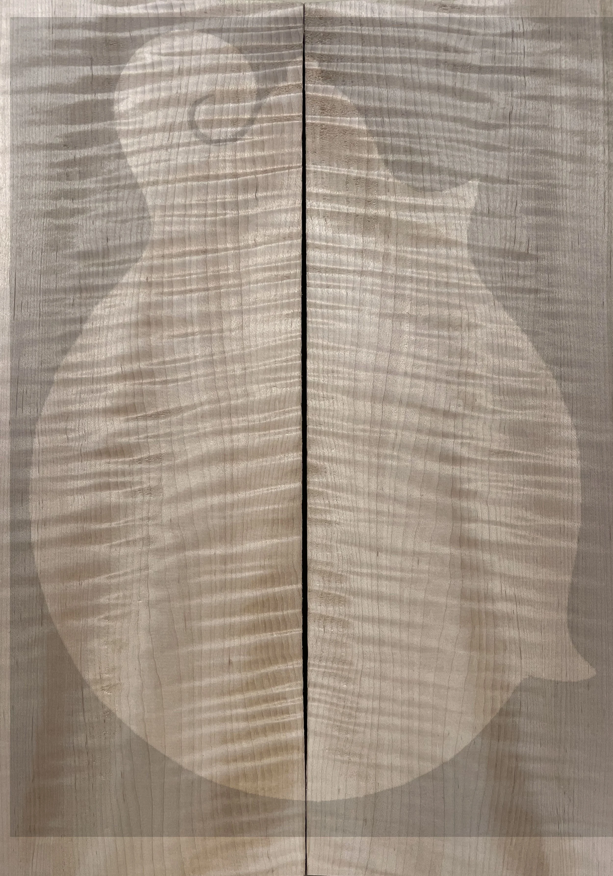 Mandolin Back and Sides - Curly Maple Set 011