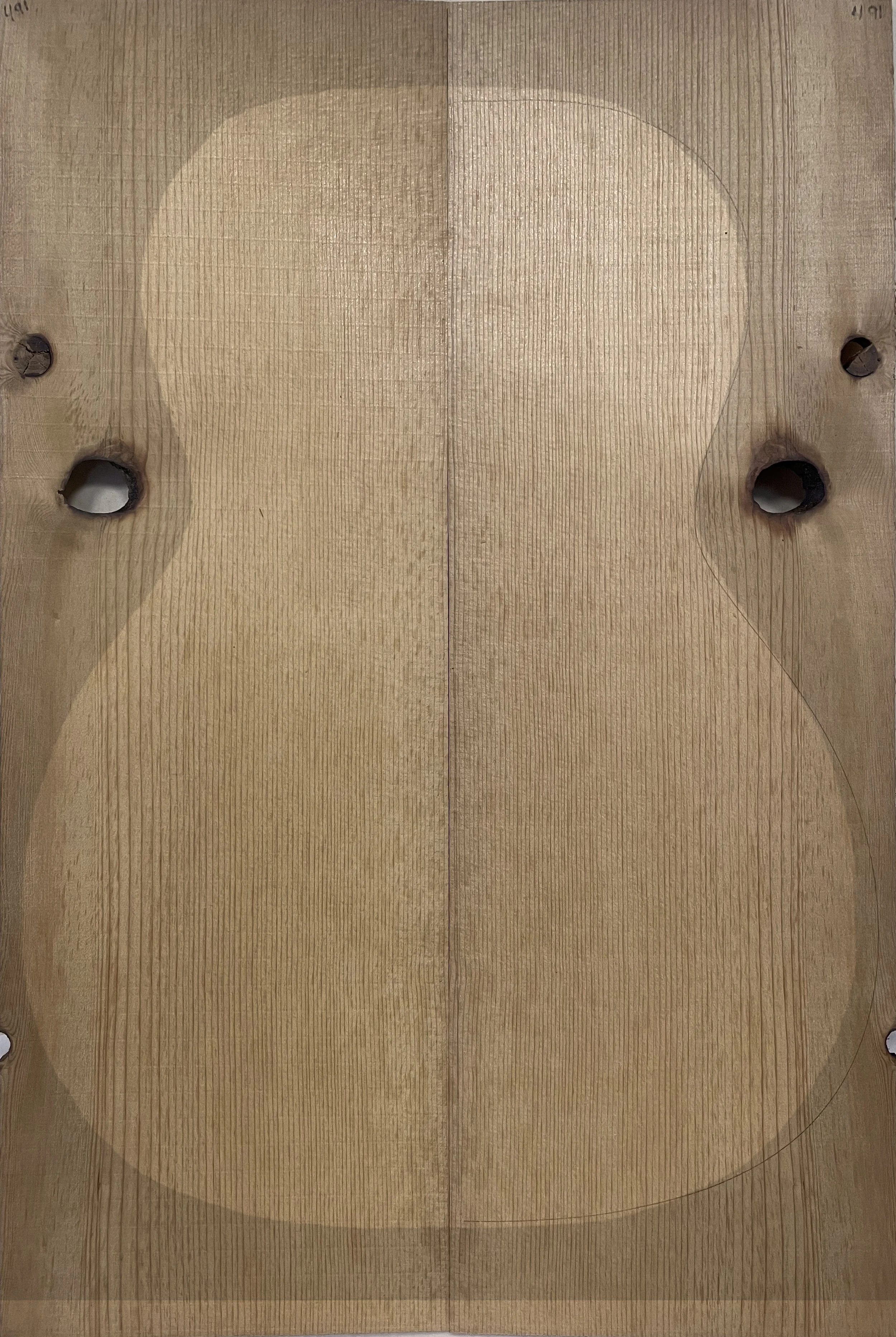 Guitar Front Torrified Red Spruce Set 70