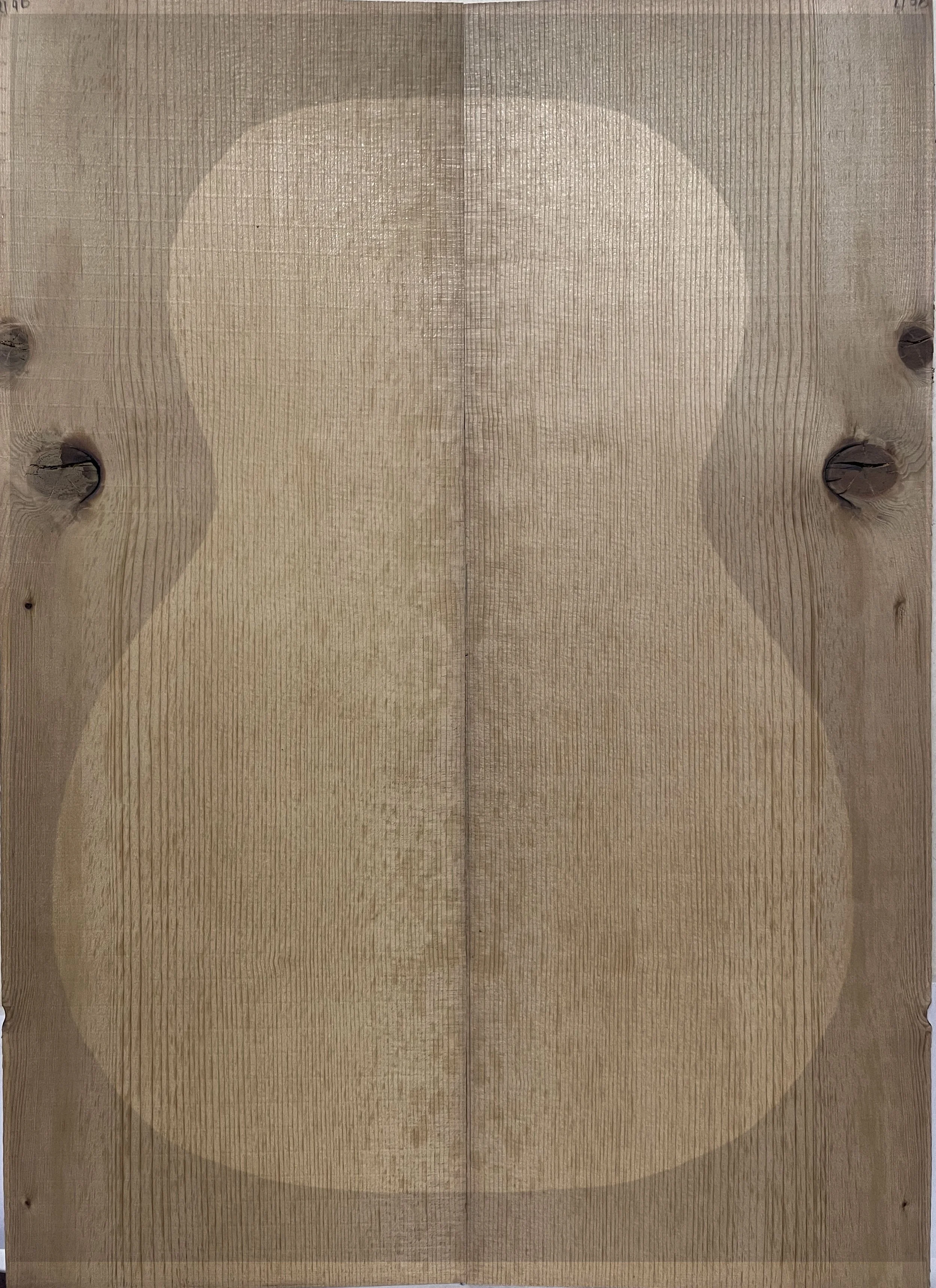 Guitar Front Torrified Red Spruce Set 60