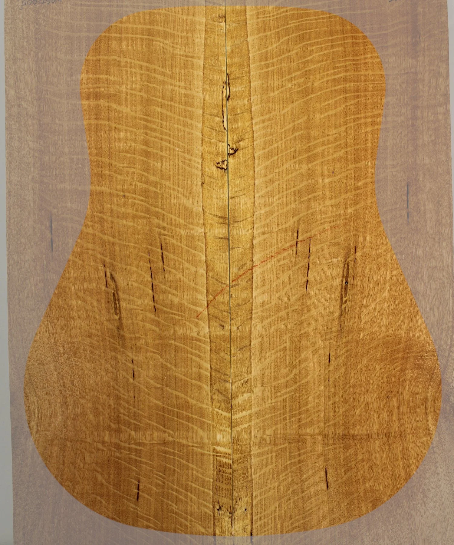White Oak Guitar Back and Sides set 005
