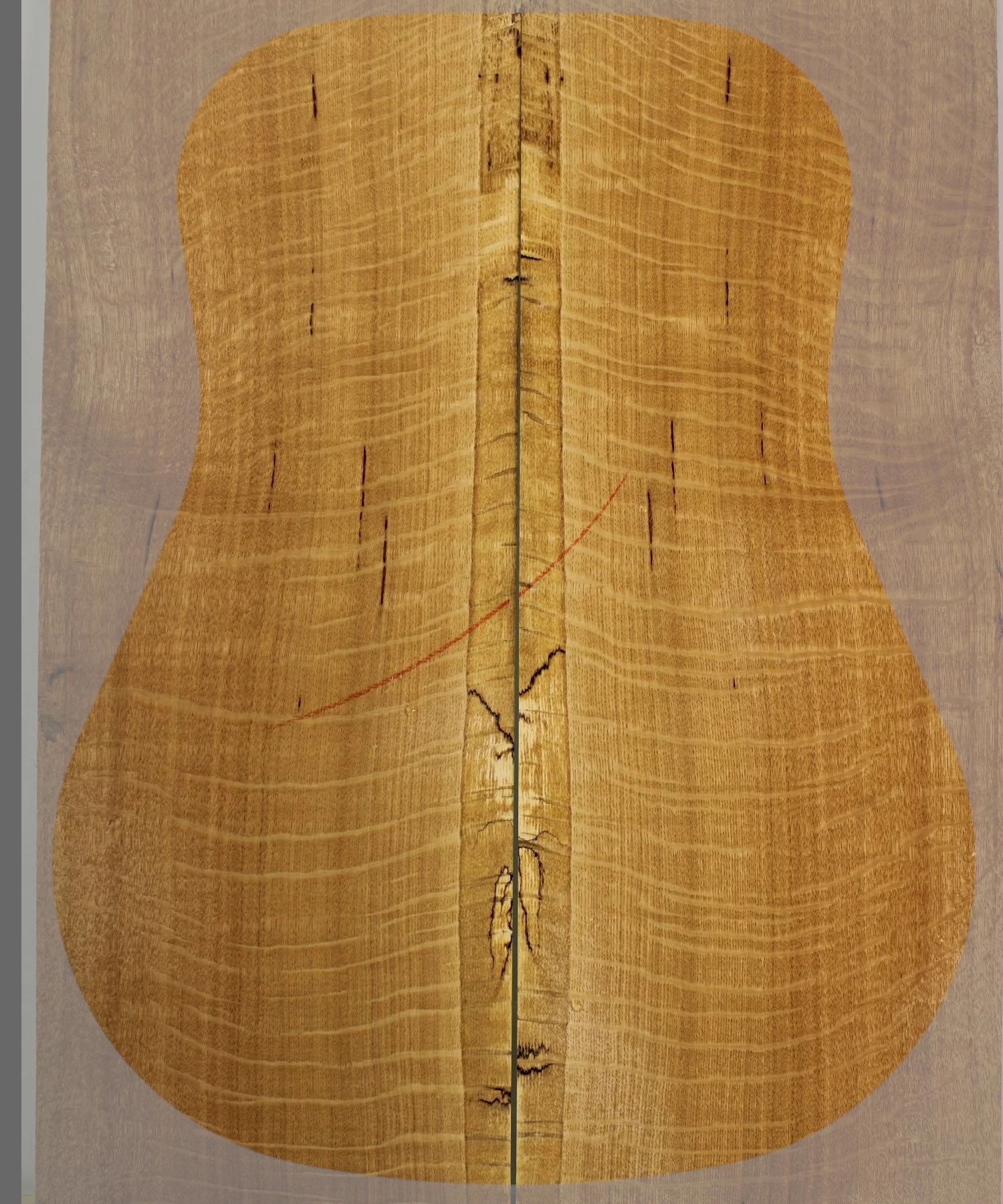 White Oak Guitar Back and Sides set 001