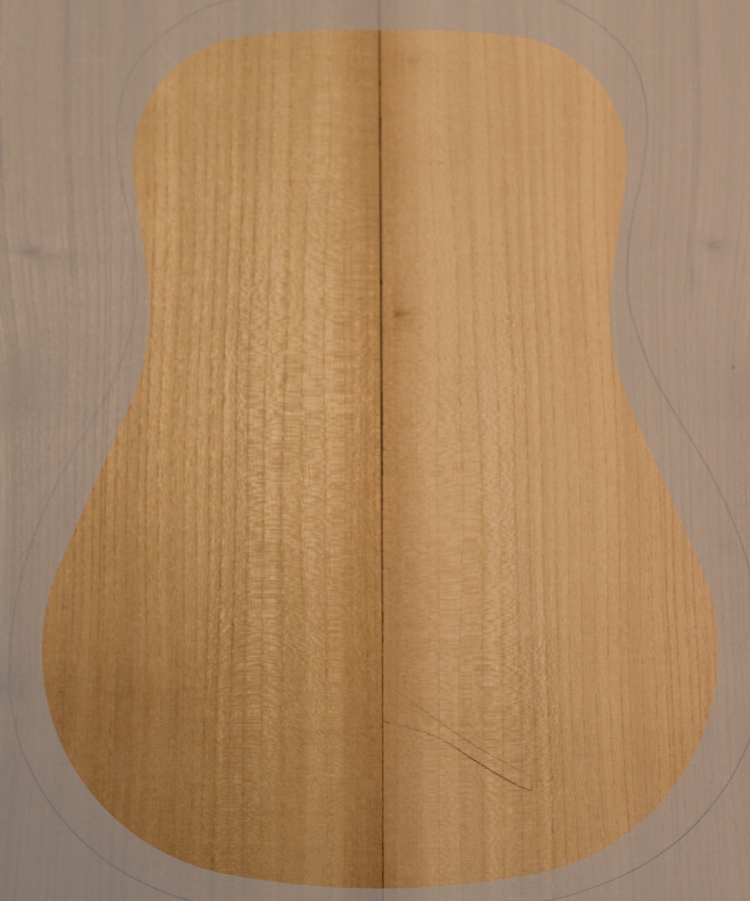 Black Locust Guitar Back and Sides-AAA-set 002
