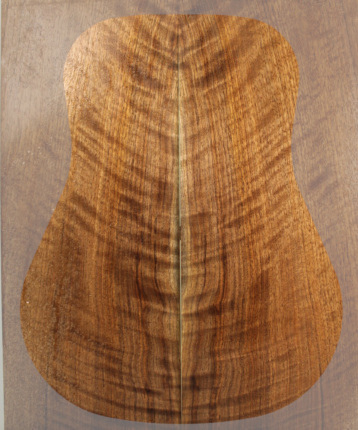Figured Black Walnut Guitar Back and Sides Set 005