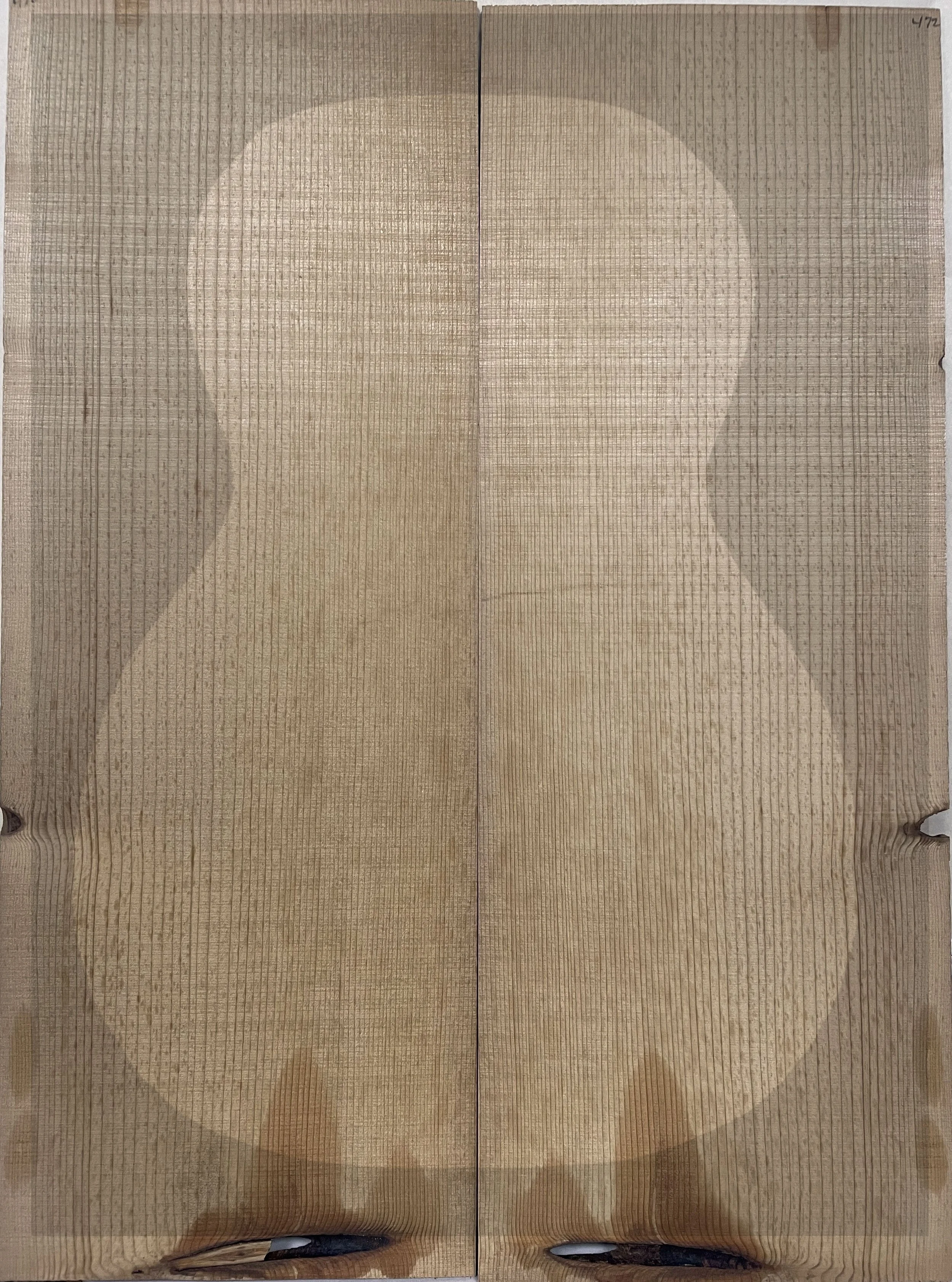 Guitar Front Torrified Red Spruce Set 63