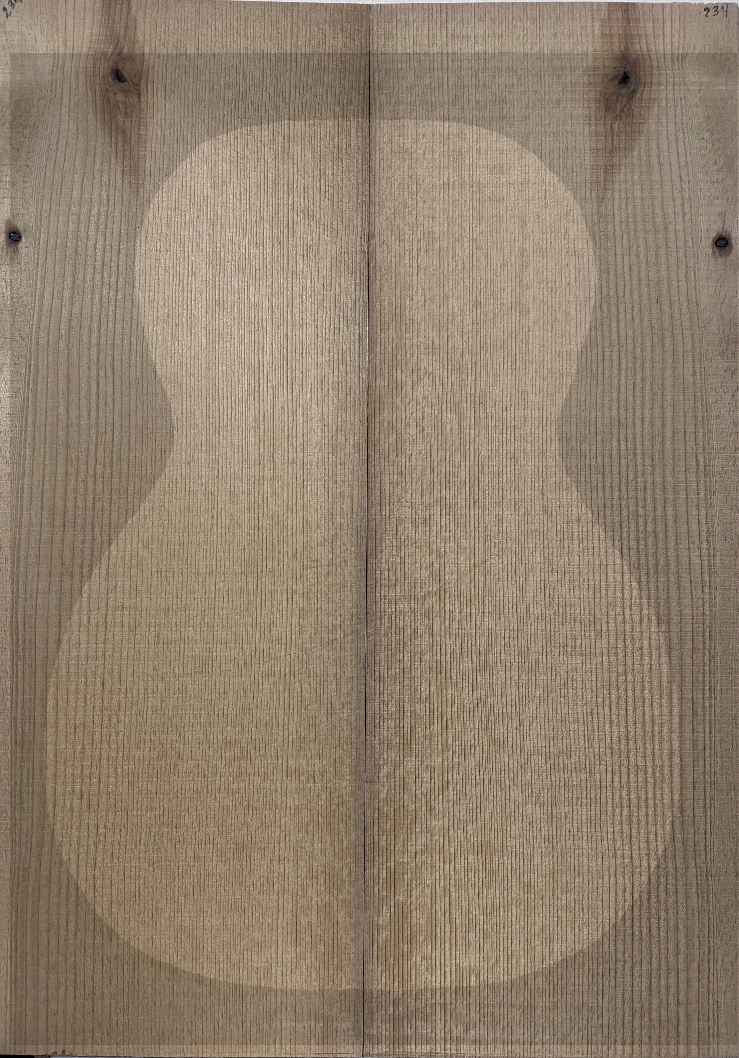 Guitar Front Torrified Red Spruce Set 62