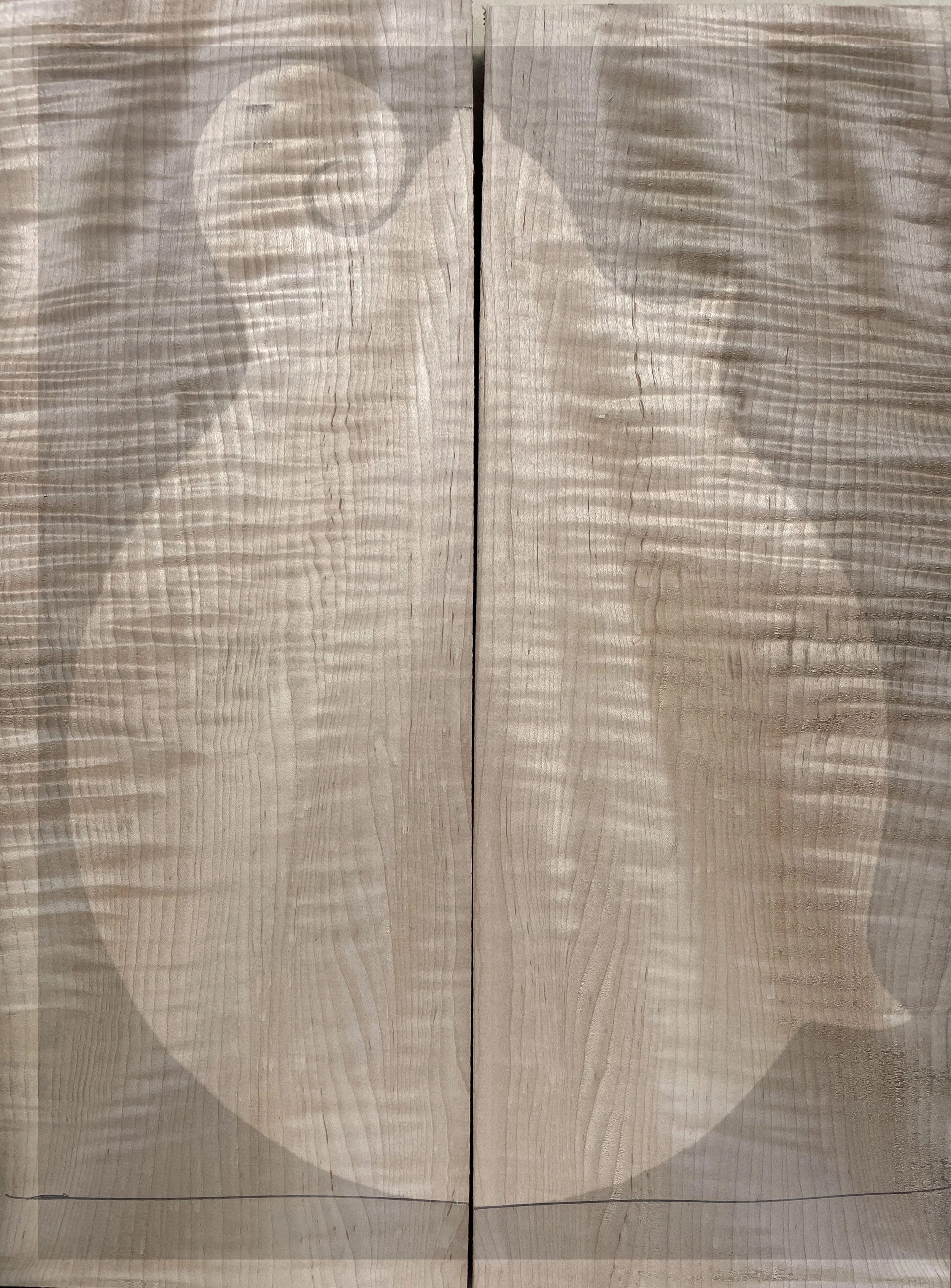 Mandolin Back and Sides - Curly Maple Set 014