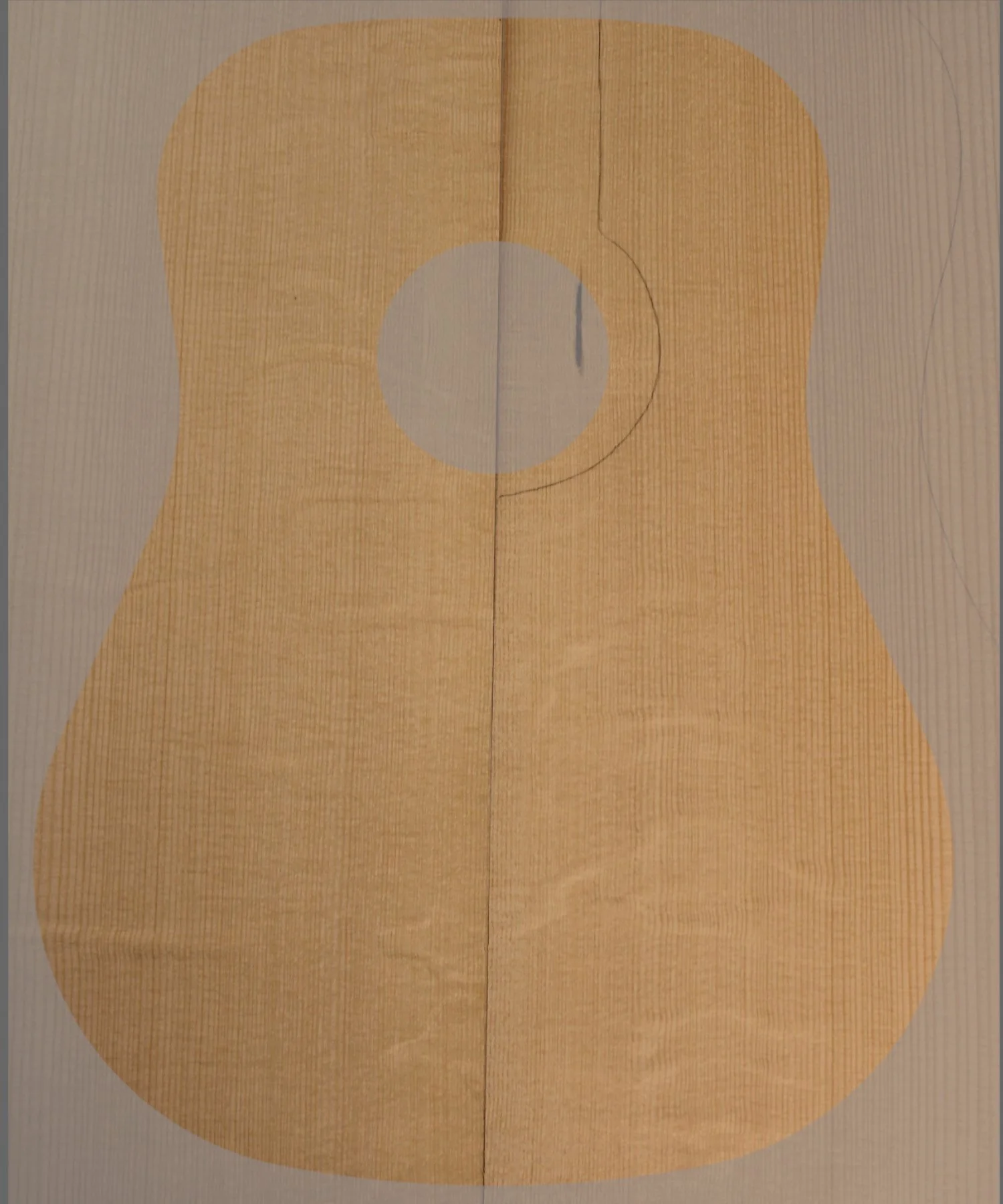 European Spruce Guitar Top- Bear Claw Figure- Set 007