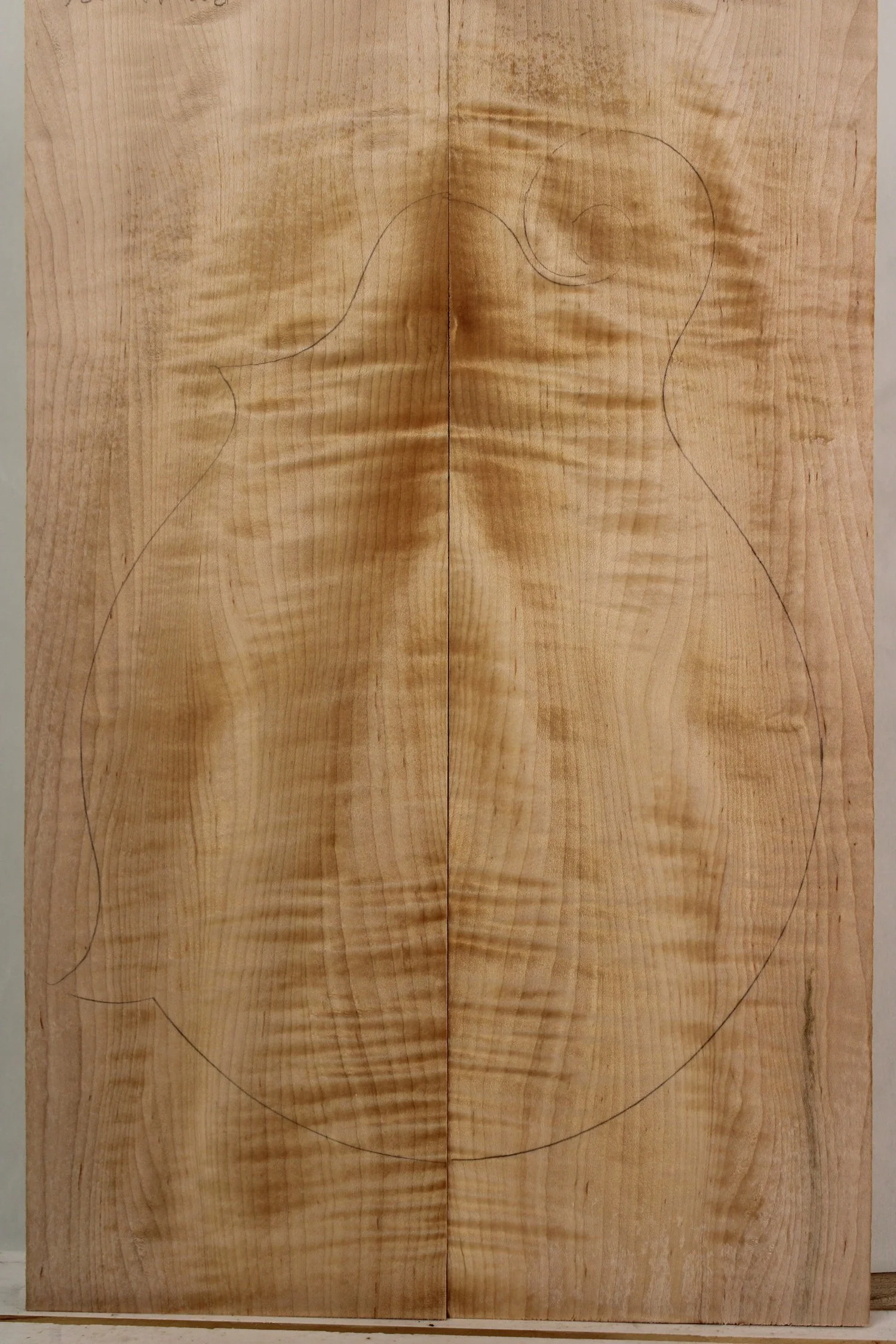 Mandolin Maple Back and Sides-AA-Set #RM-AA-026