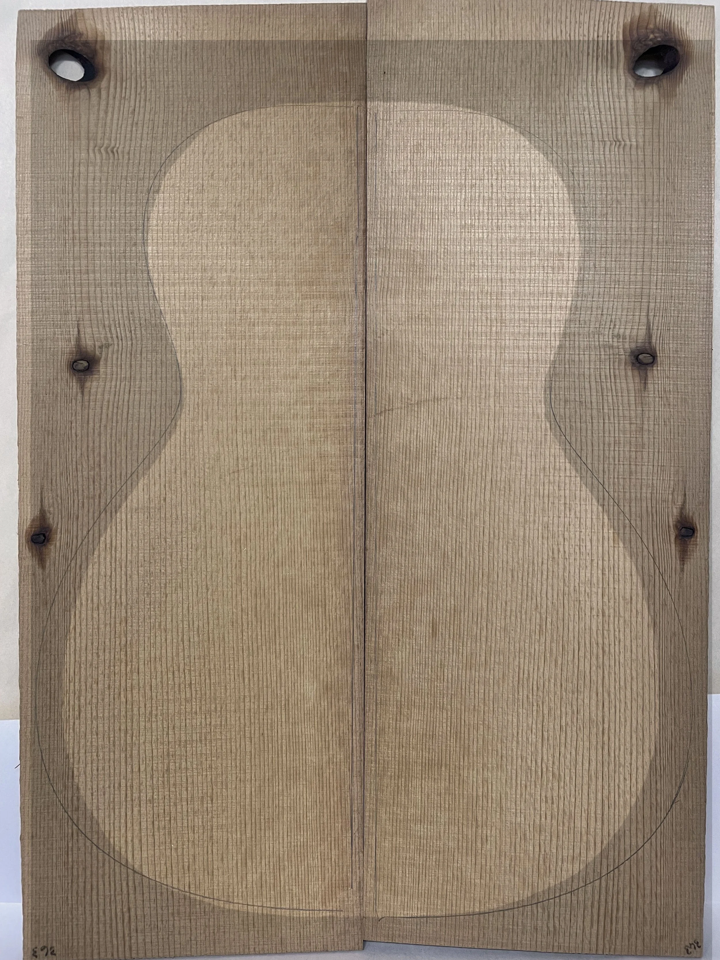 Guitar Front Torrified Red Spruce Set 52