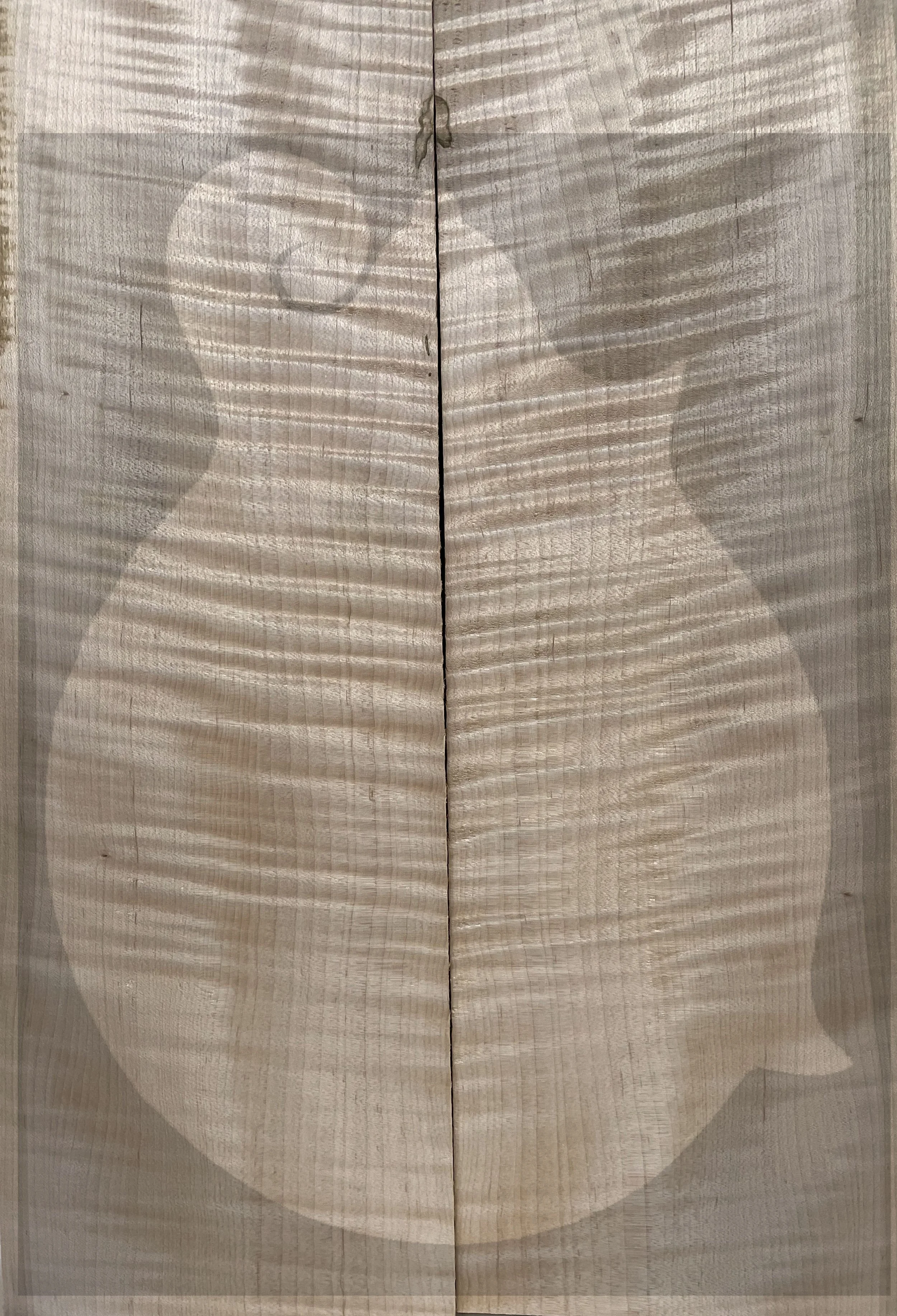 Mandolin Back and Sides - Curly Maple Set 013