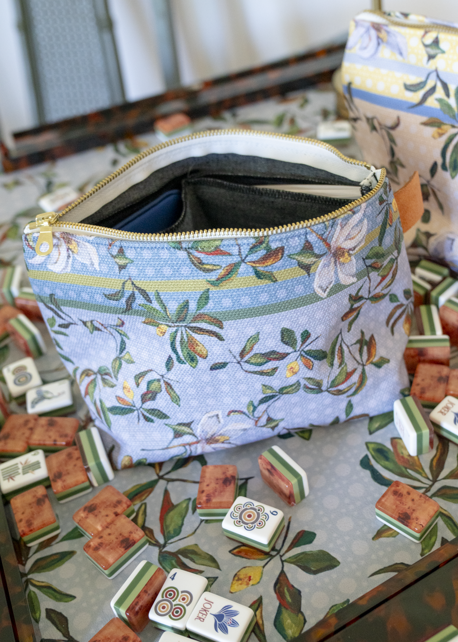 Southern Blue Magnolia Pouch