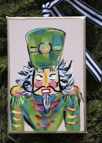 "Sgt. Figgy" (blush pink background)