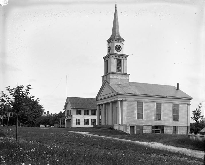 Universalist Church & High School - 1904