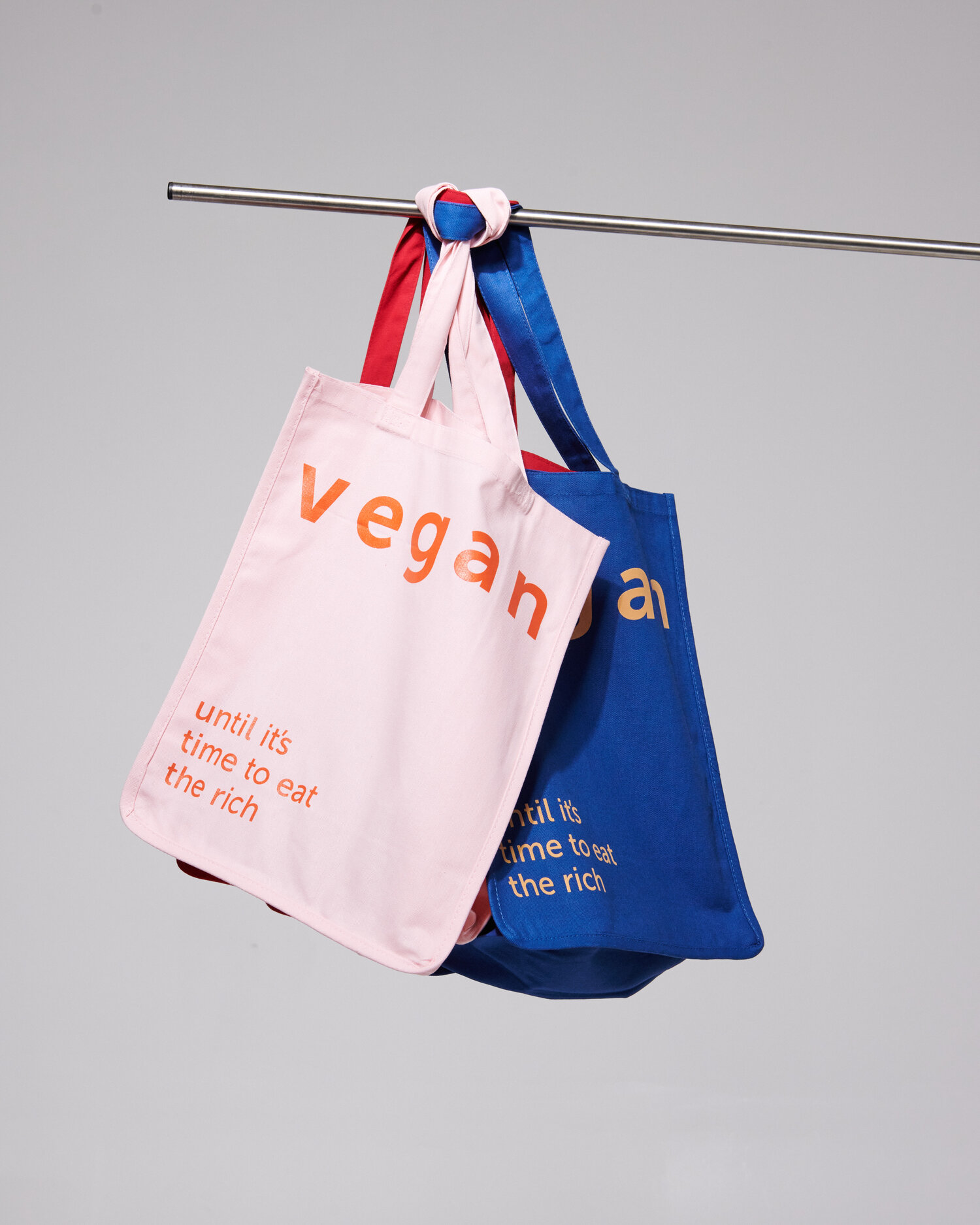 VEGAN Tote - Pink Radicchio/Orange — YOHO STUDIO Yoho Studio vegan until  it’s time to eat the rich