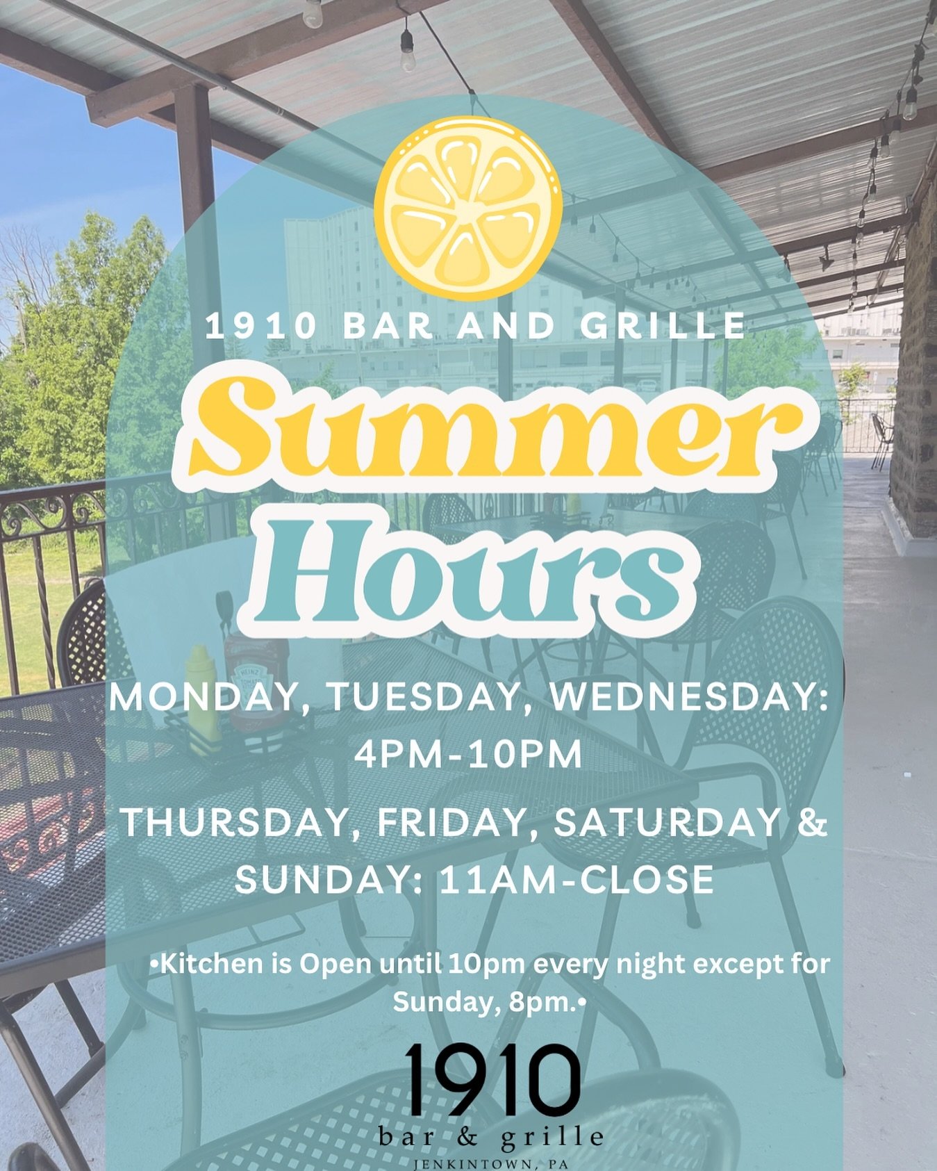 Don&rsquo;t forget! We are now open 7 days a week starting TODAY! 😎☀️

Stay tuned for our Monday &amp; Tuesday Happy Hour specials!
