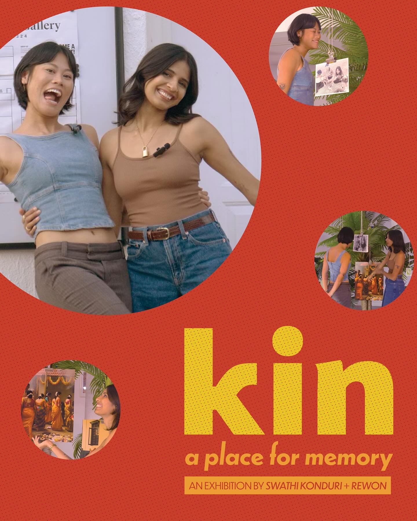 meet the artists behind kin: a place for memory&mdash; @artbyrewon &amp; @swatcasso 👩&zwj;🎨💓🗣️🕺🫶🥳

we can&rsquo;t wait to share this show with you at @2324atx! 🪩

opening reception: saturday 10/4, 7&ndash;10 pm RSVP in our bios!