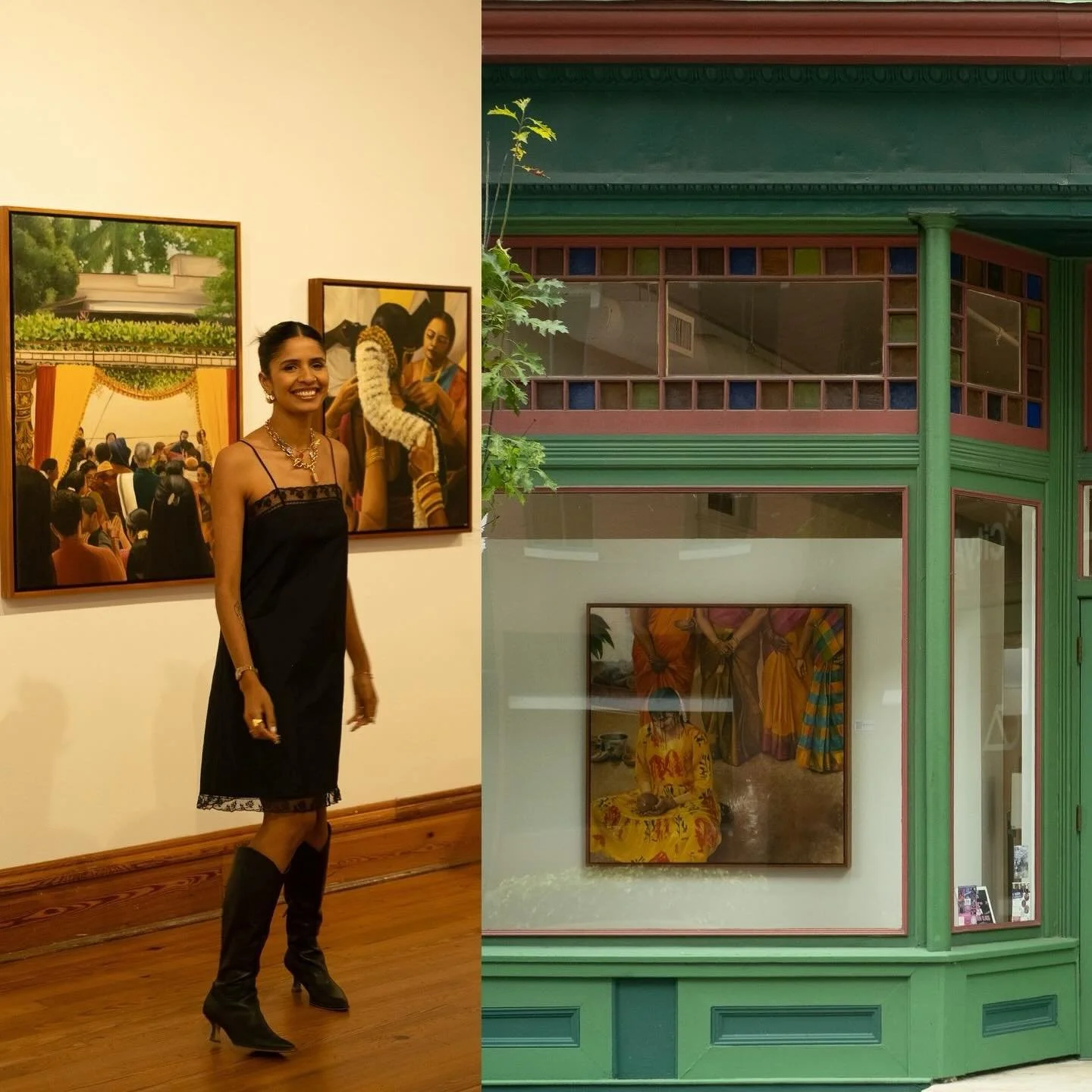 shook a bunch of hands, held a baby &amp; gave a speech&hellip; my artist talk may have been a kickoff party for my political career 🧐

it was so special to see so many familiar faces from different parts of my childhood under one roof 🫶 thank you 