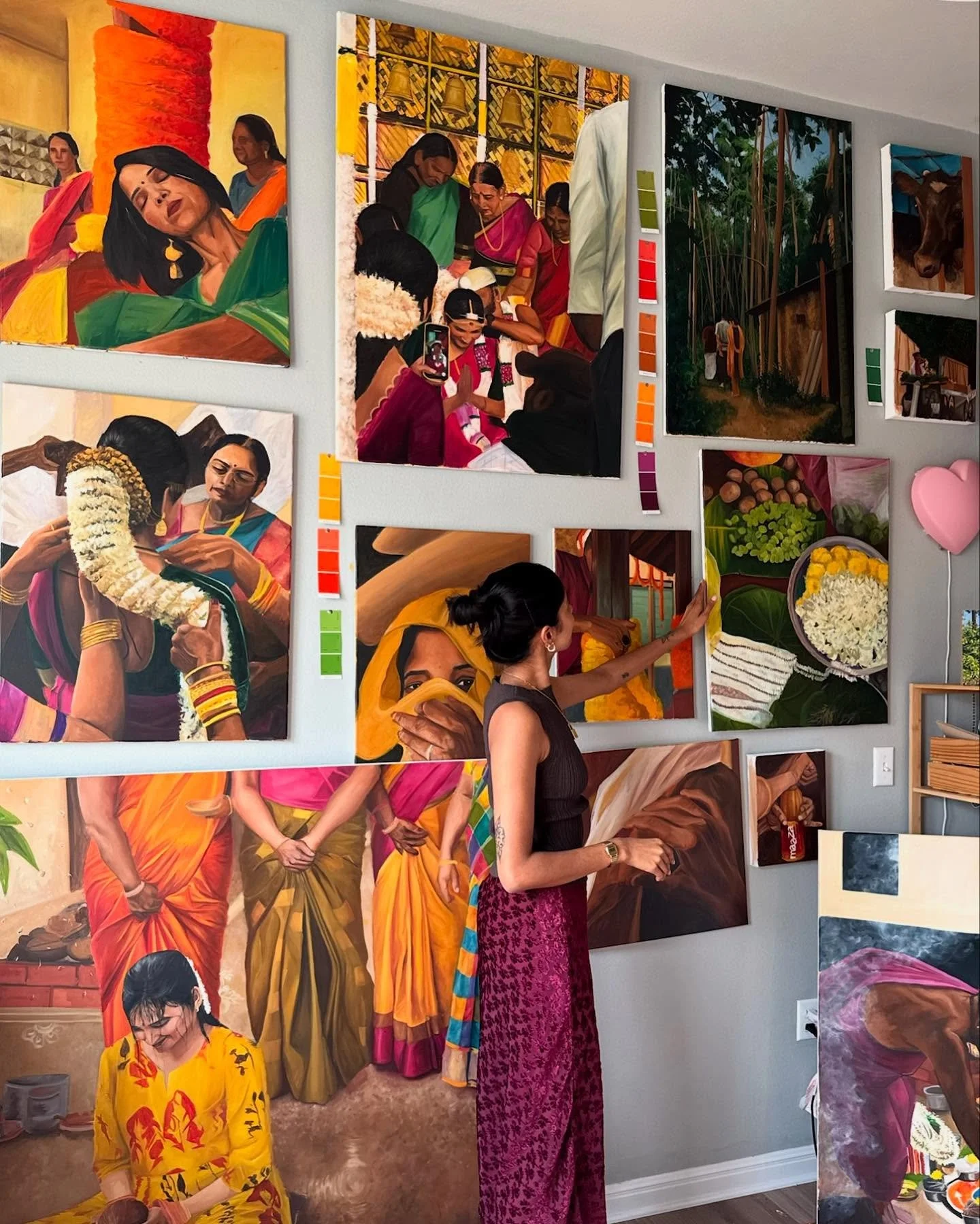 the hard part is over! my series has a name that I&rsquo;m not embarrassed to say out loud- &ldquo;Heirloom&rdquo; 🥭🪷💛

but seriously, why do titles &amp; names get corny so quickly 🧐 I chose the name to represent all the metaphorical gifts I hav