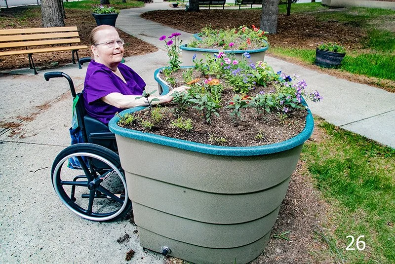 We help residents with limited mobility experience the physical and emotional benefits of gardening again