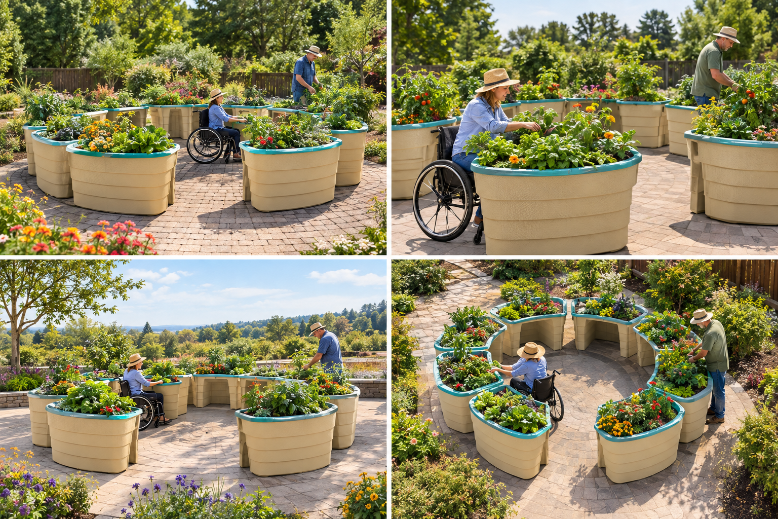 Wheelchair accessible gardens