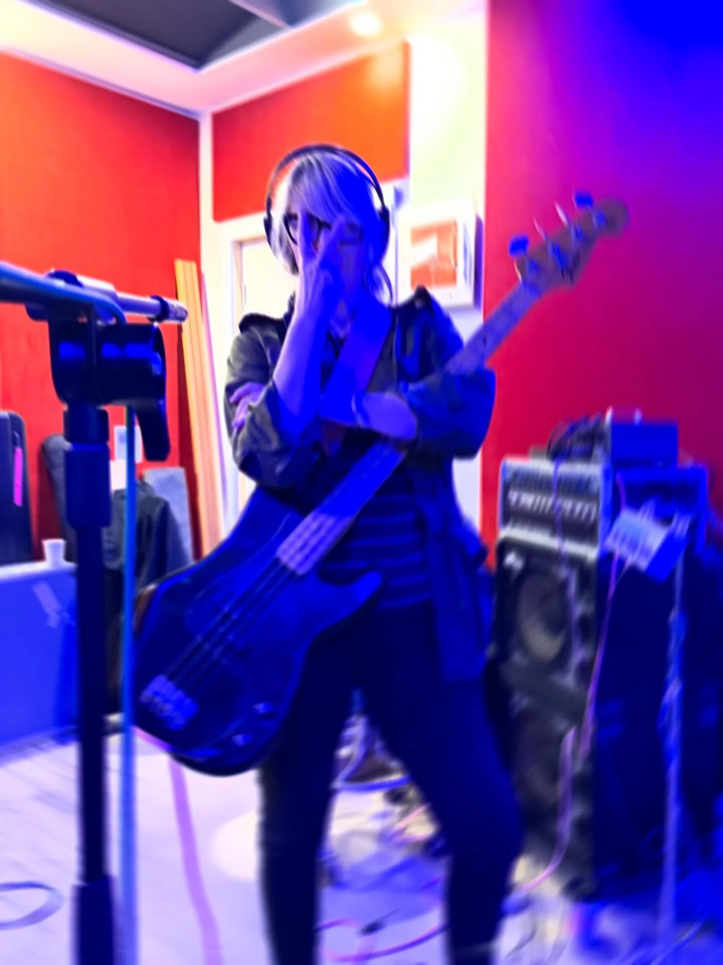 New music coming soon! Spent the weekend getting basics in the studio, now on to overdubbing. Excited for this new batch featuring our drummer Andy Gregg.