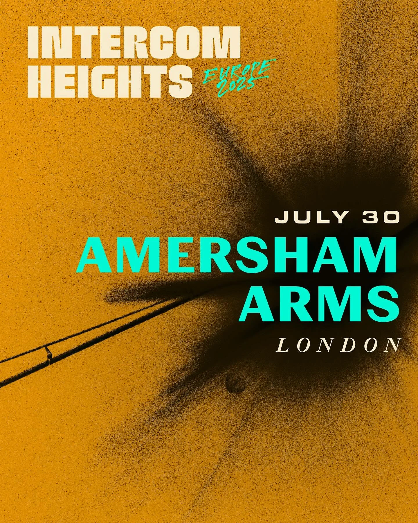 This Wednesday we&rsquo;re happy to be playing in London @theamersham