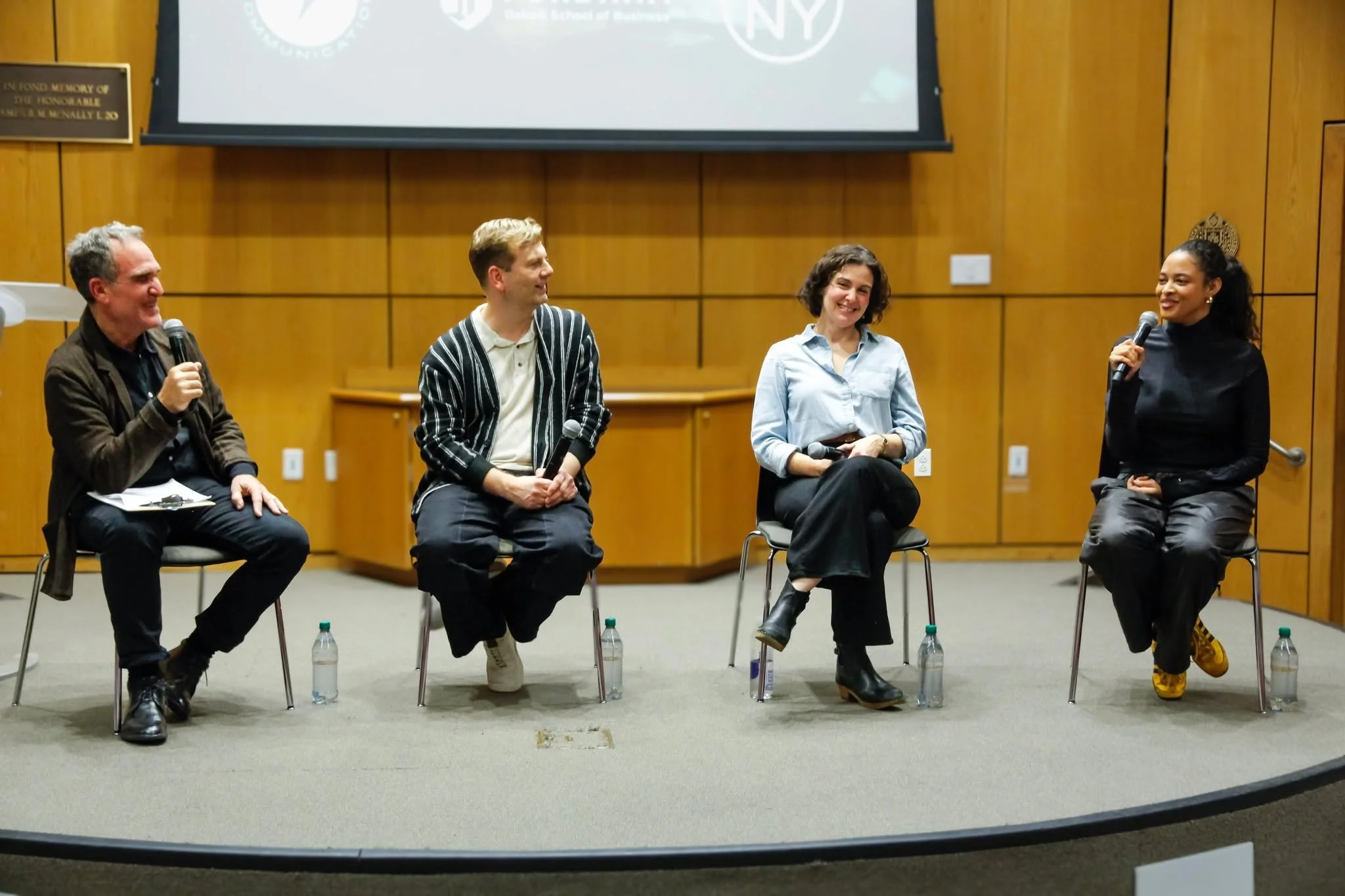 We would like to thank everyone who joined us last night at Fordham University  for our Life Stories: The Art of Unscripted Programming panel presented with @madein_ny! It was incredible learning about the process of how unscripted stories come to li
