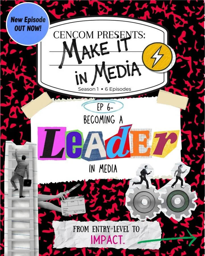 Stepping into leadership in media starts sooner than you think. 🎬 EPISODE 6, the SEASON FINALE of Make It in Media, breaks down how to stand out early&ndash; by building real relationships, taking initiative, showing up with kindness, and leading th