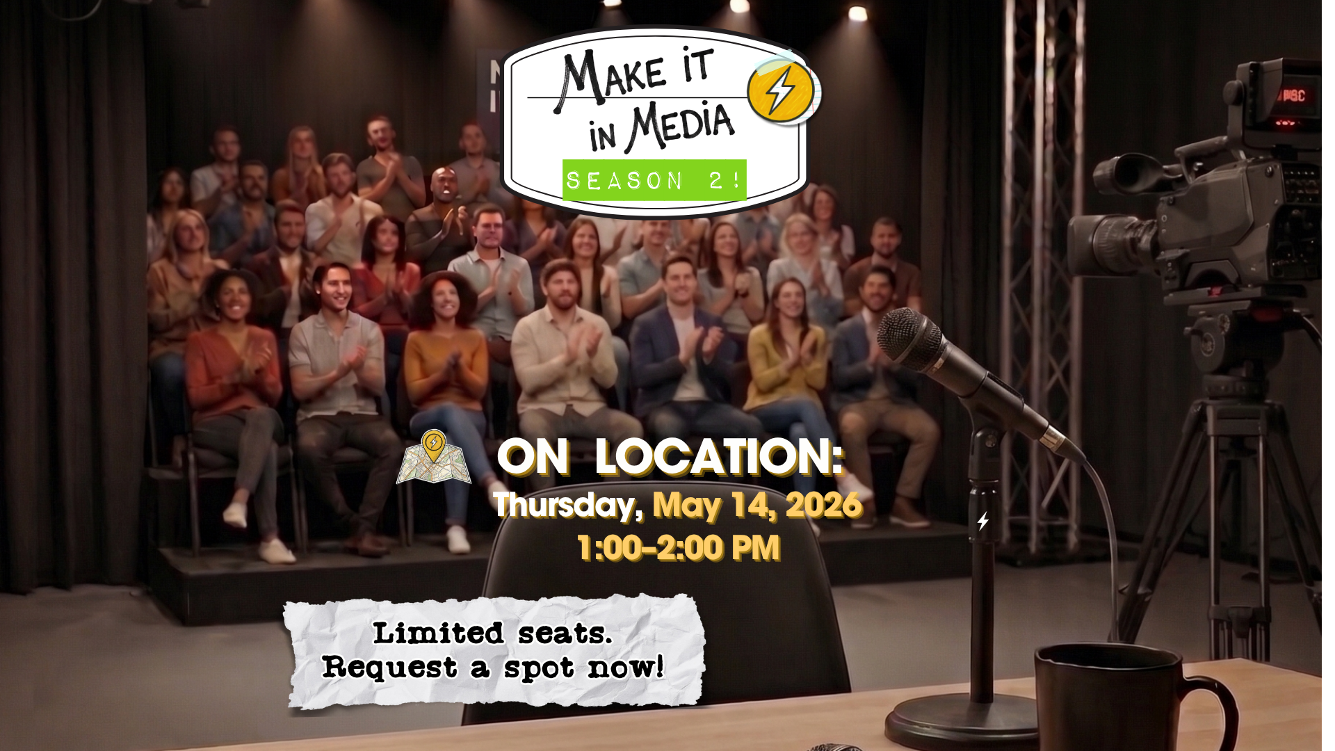 Join the Live Recording of Make It In Media