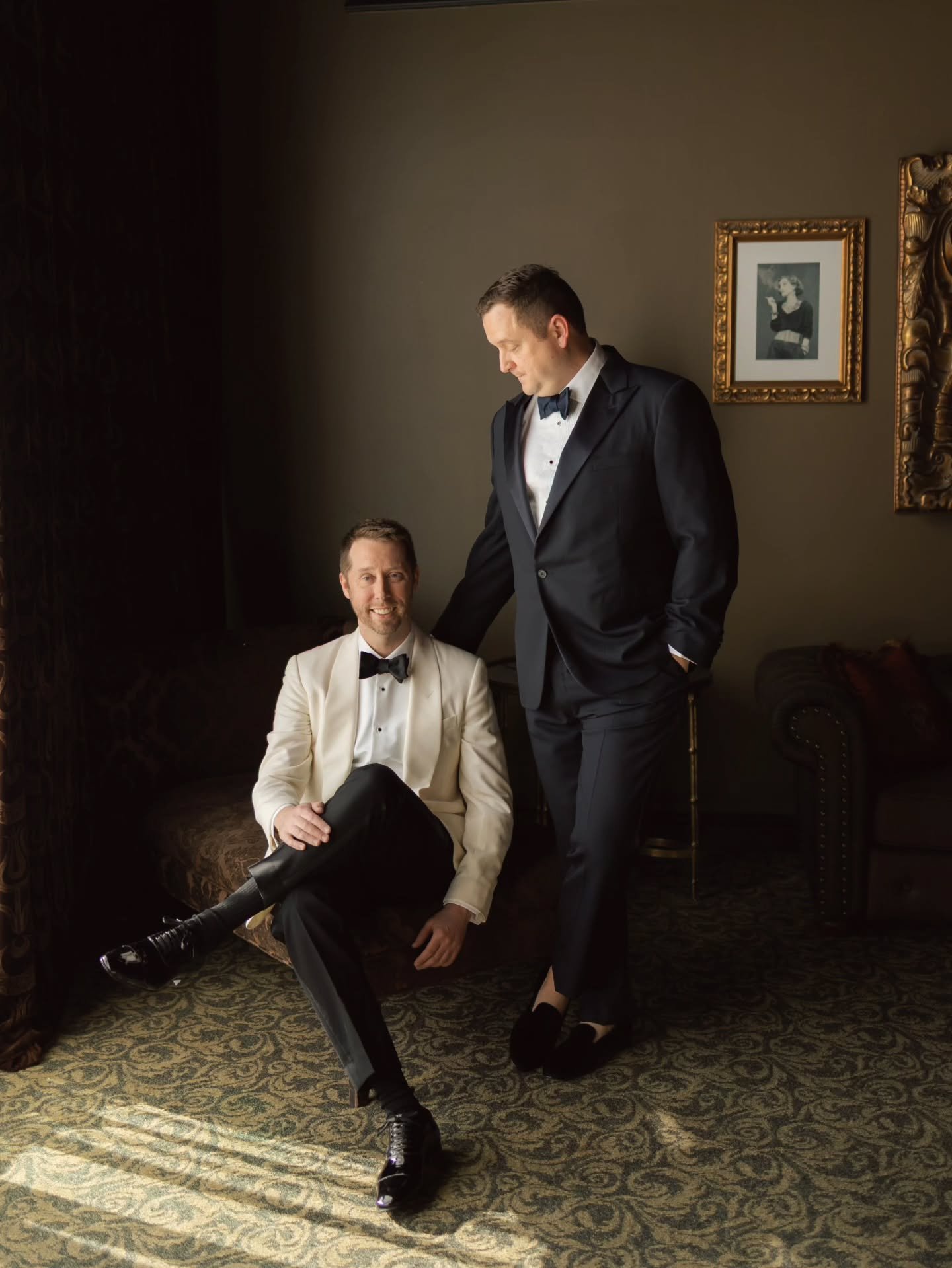 Imagine getting ready on your wedding day TOGETHER. Practicing your vows privately with your partner, overlooking Houston. And then slowly easing into the coolest party of the century at a freaking art museum. That's exactly what Patrick and Van did,