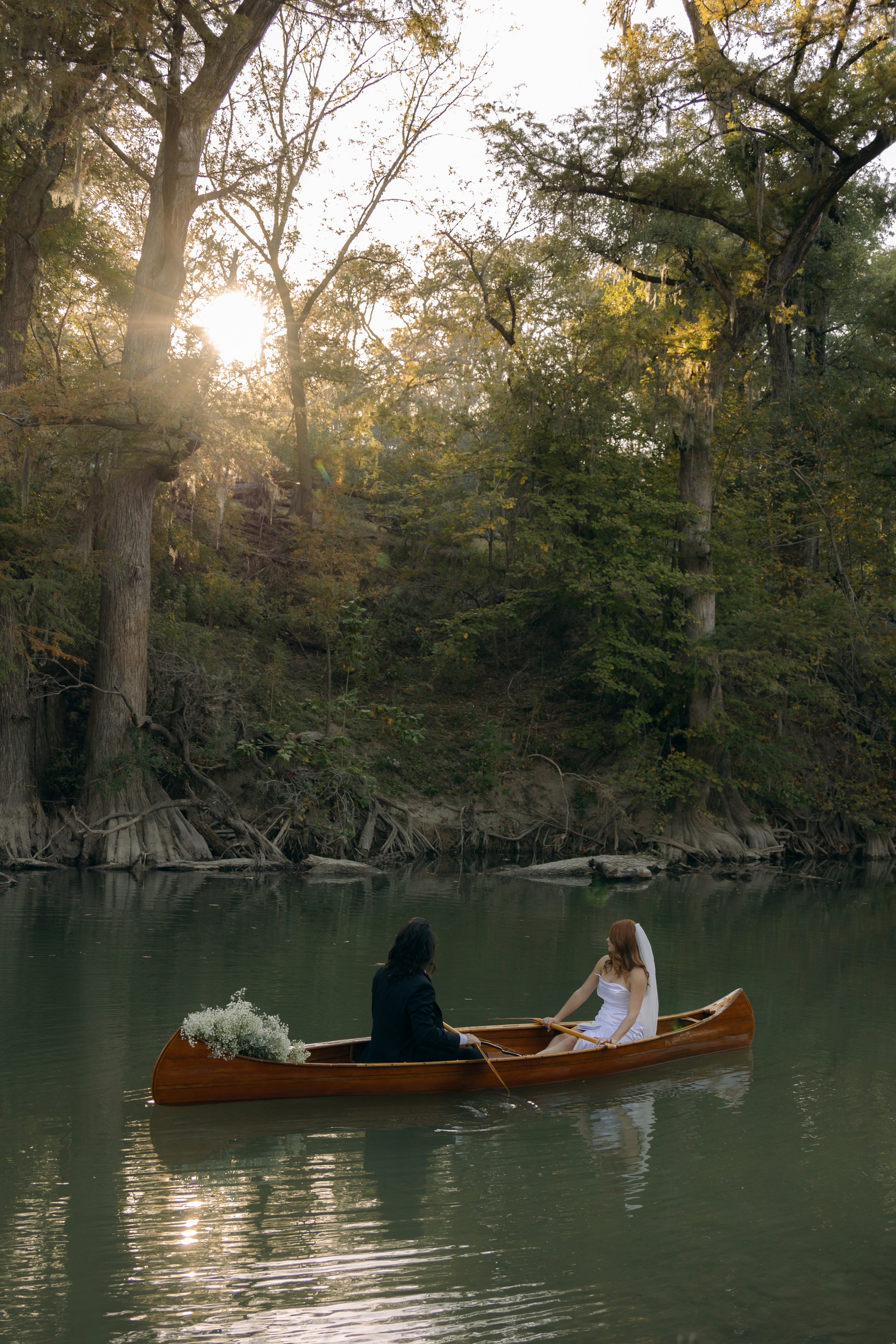 Wedding & Elopement Photography, couple in boat