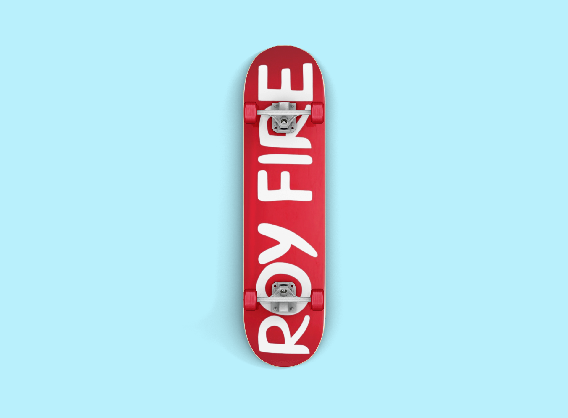 Limited Edition Roy Fire Streetwear Skateboard Decks Featuring Animated Pop Art Fun Ninjas