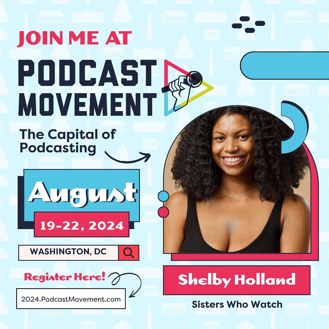 I&rsquo;m thrilled to announce that I&rsquo;m speaking at Podcast Movement in August!&nbsp;

One year after attending the Podcast Movement conference for the first time, I&rsquo;ll be taking the stage with fellow podcasters, @sequoiabholmes , @toyafr