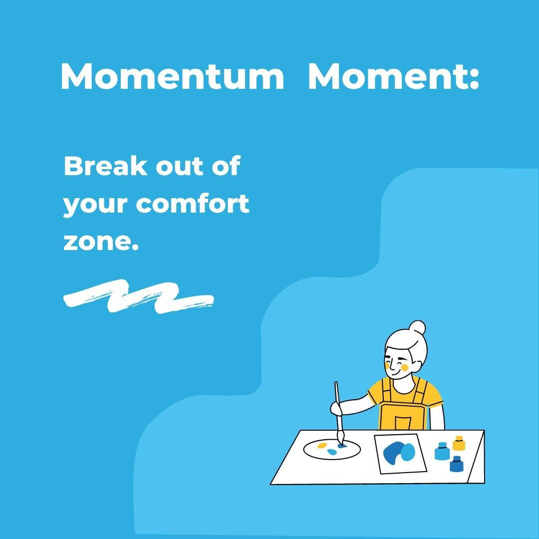 Truth: We often create our routines around what feels the easiest for us. But sometimes, the easiest route isn&rsquo;t the best. Here are 5 actionable ways to break out of your comfort zone today: ⠀
⠀
✨ Make a list of the fears or feelings that hold 