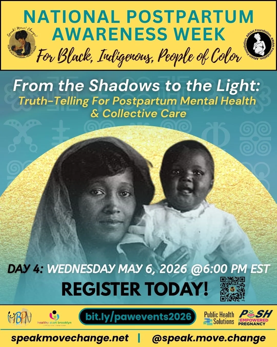 “From The Shadows To the Light: Truth- Telling For Postpartum Mental Health & Collective Care”