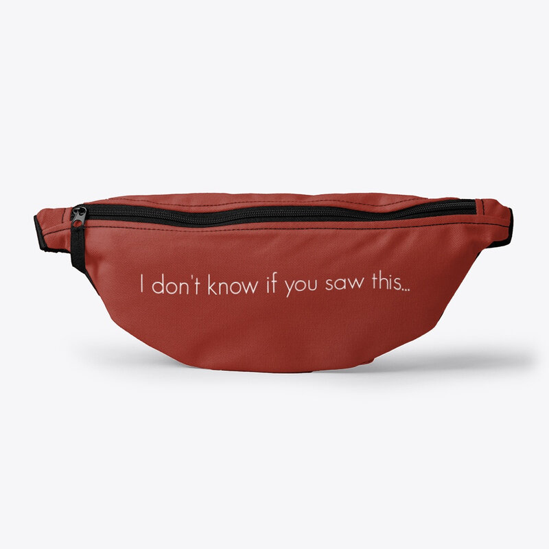 I DON’T KNOW IF YOU SAW THIS…