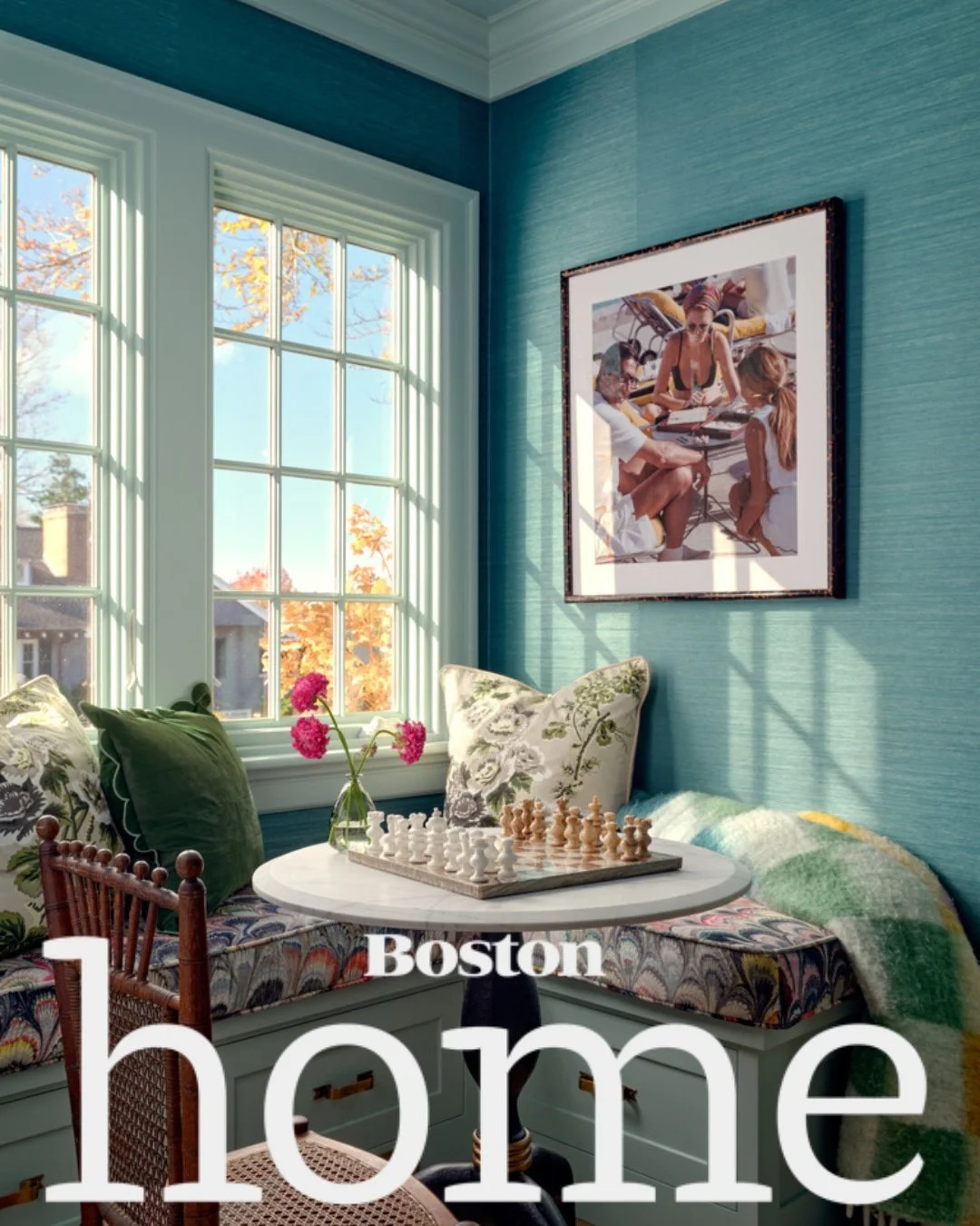    Boston Home        This Mar ble head Neck C ottage Swaps Nautical Neutrals for Coastal Whimsy  A former No rth Shore s ummer escape finds functionality, fun, and joy as a forever home for a Massachusetts family of four. 